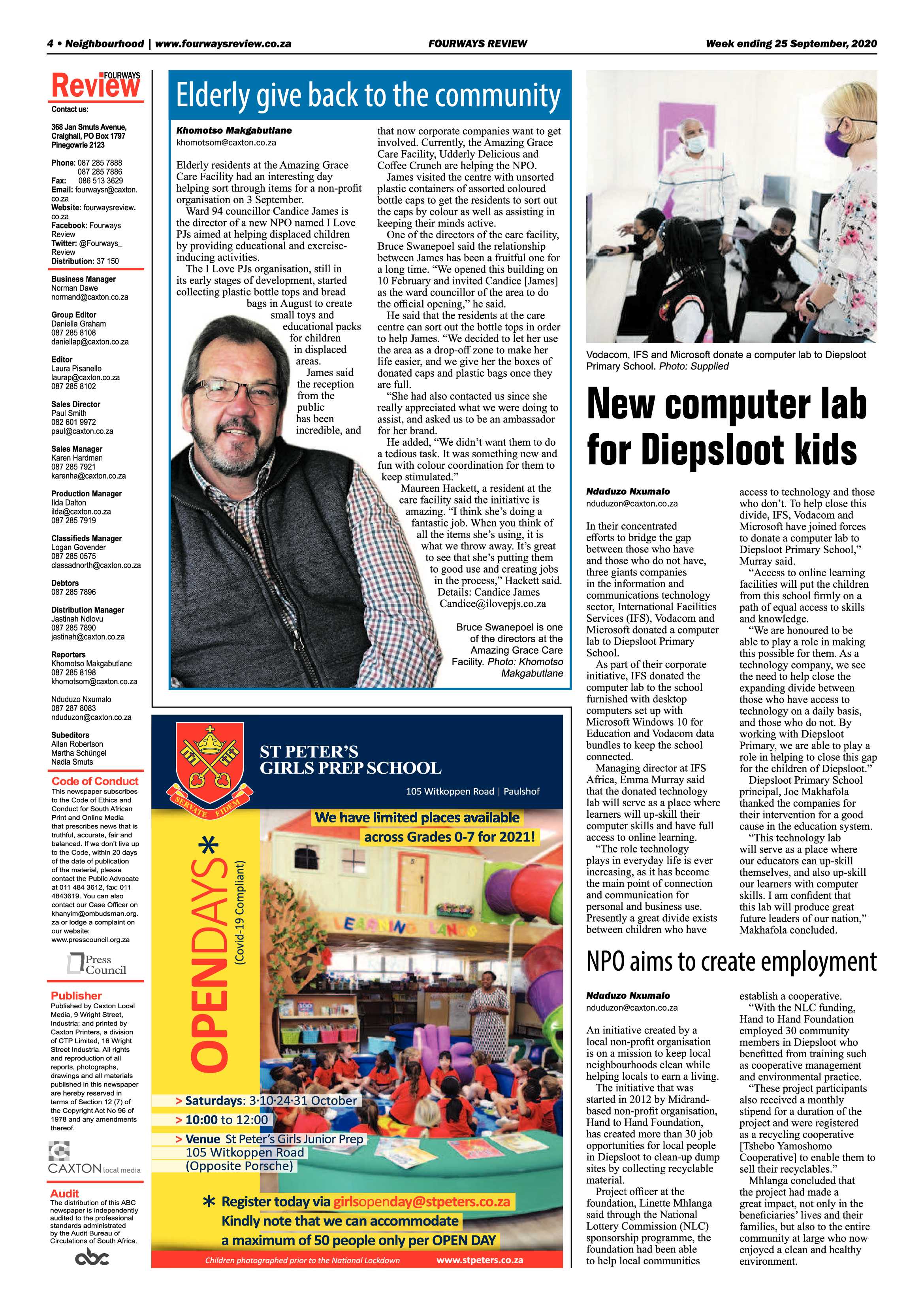 Fourways Review 25 September 2020 page 4