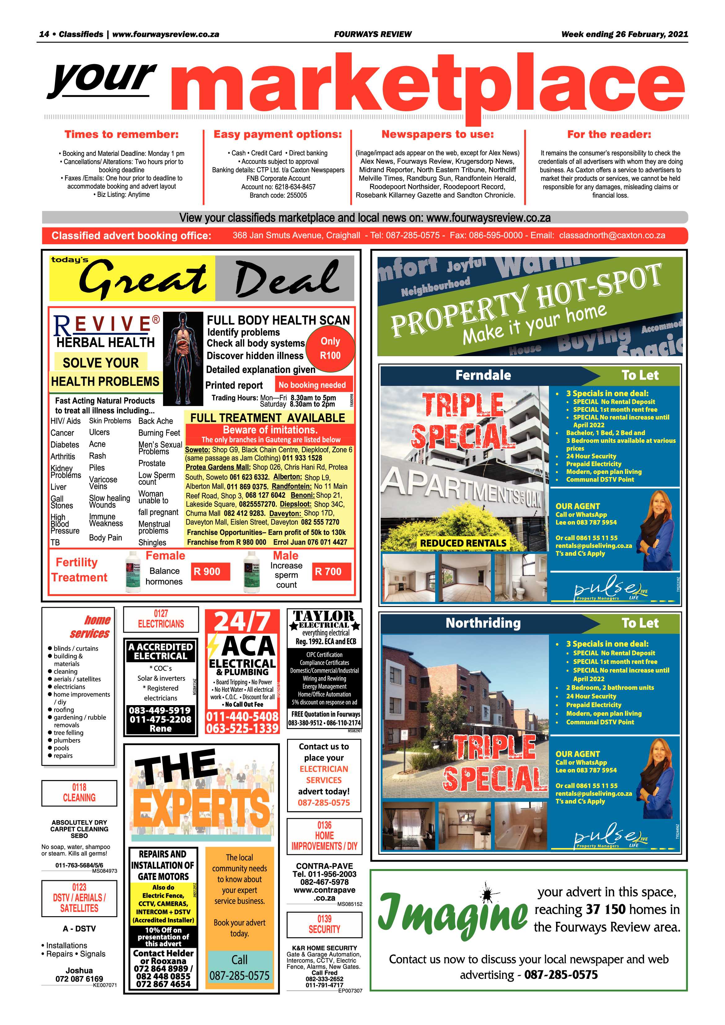 Fourways Review 26 February 2021 page 14