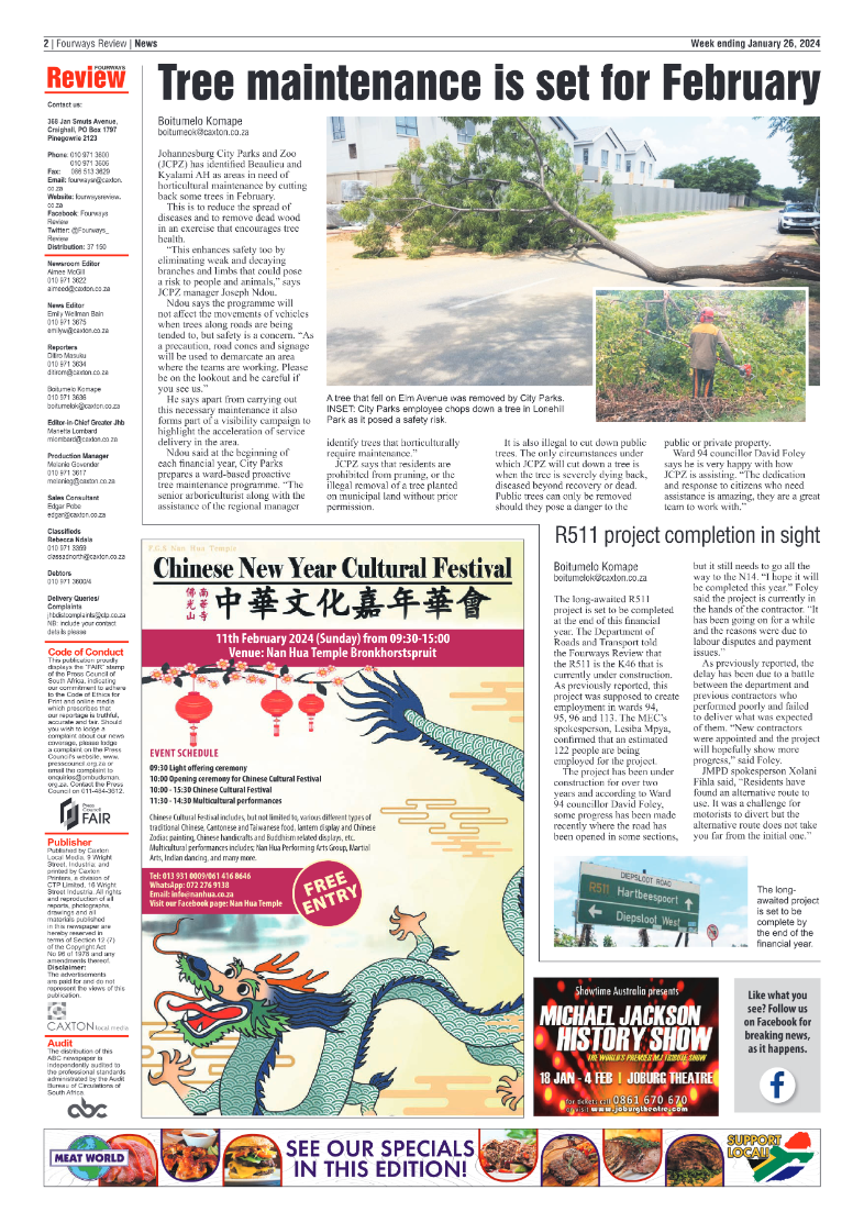 Fourways Review 26 January 2024 page 2