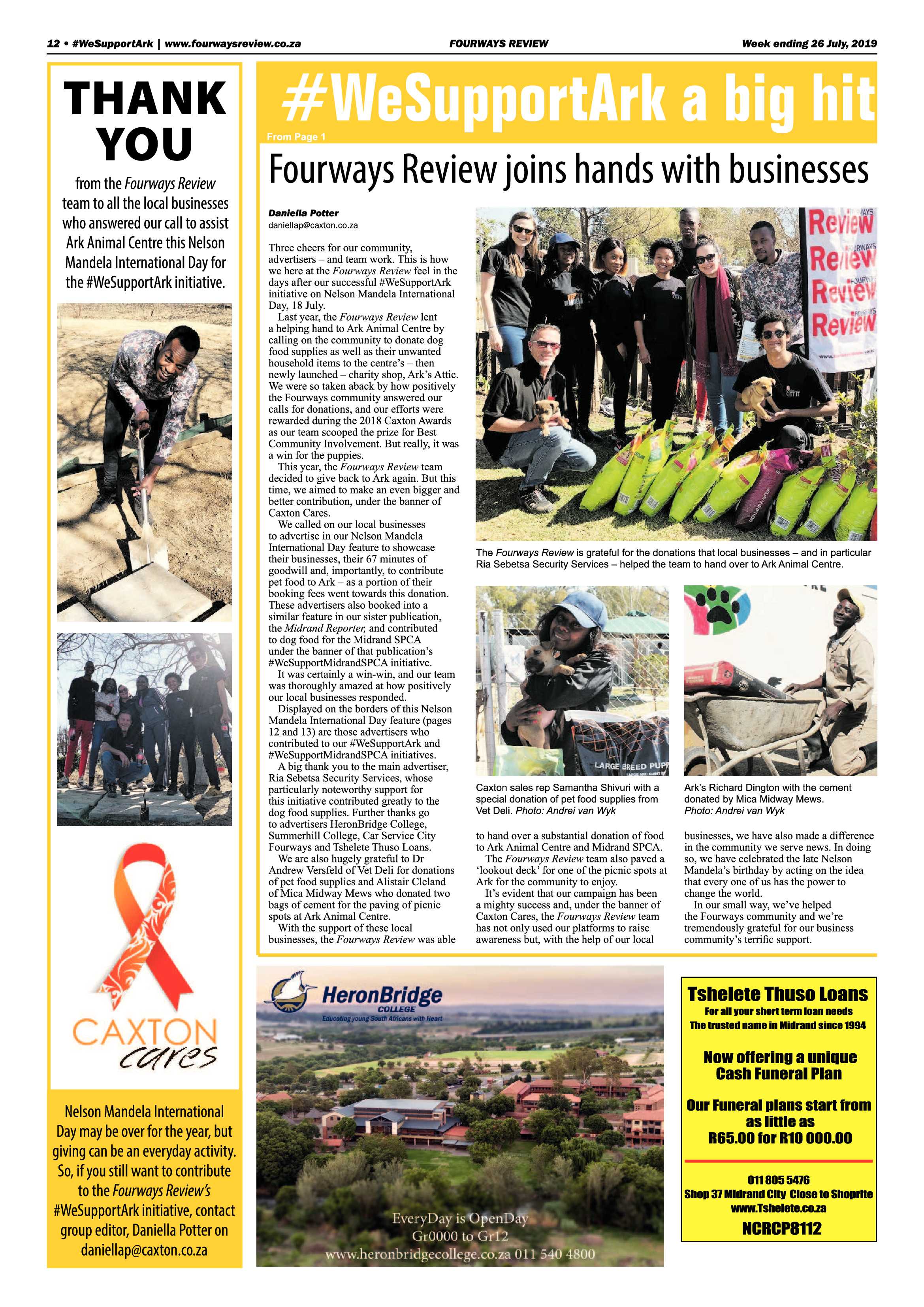 Fourways Review 26 July, 2019 page 12