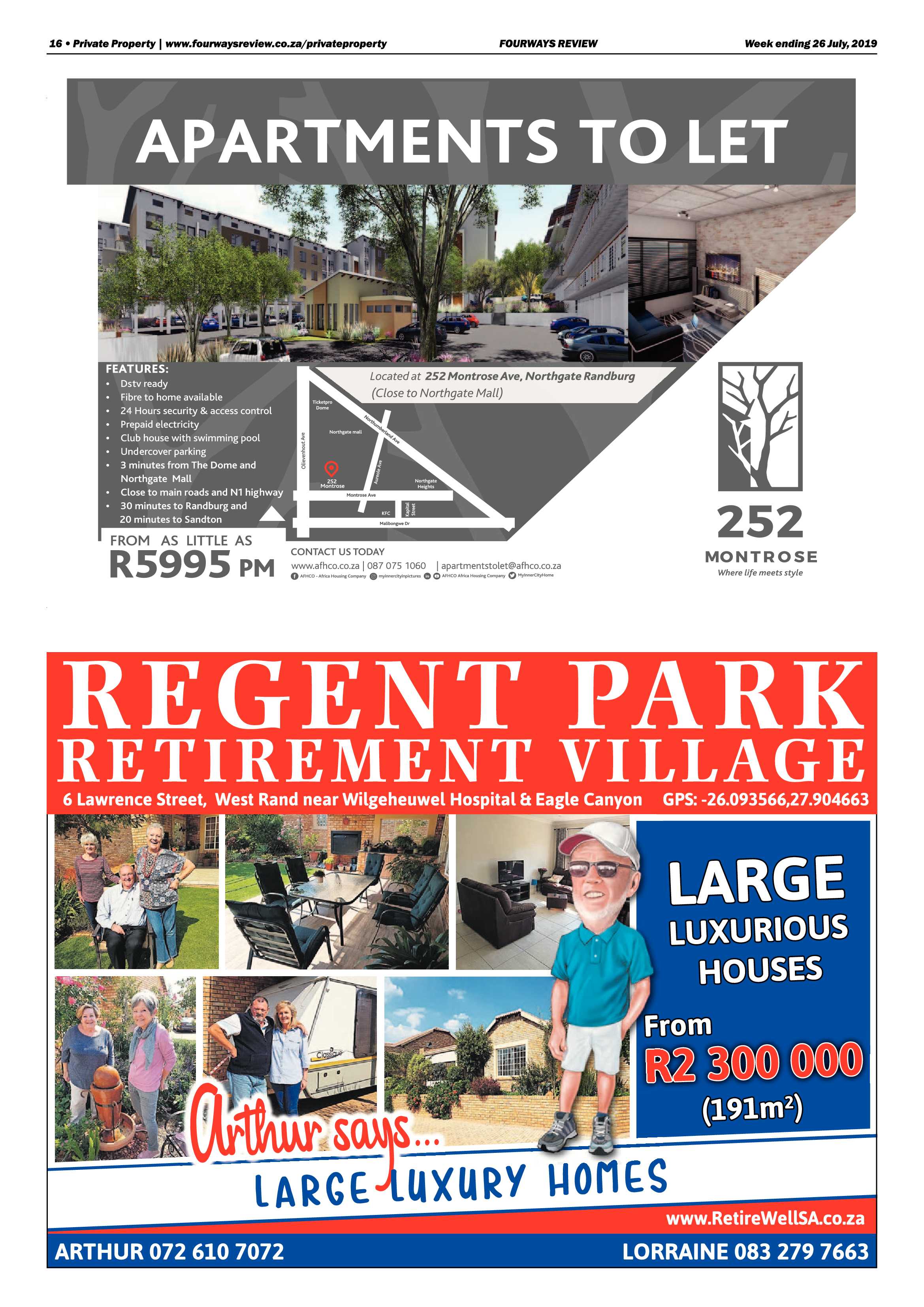 Fourways Review 26 July, 2019 page 16