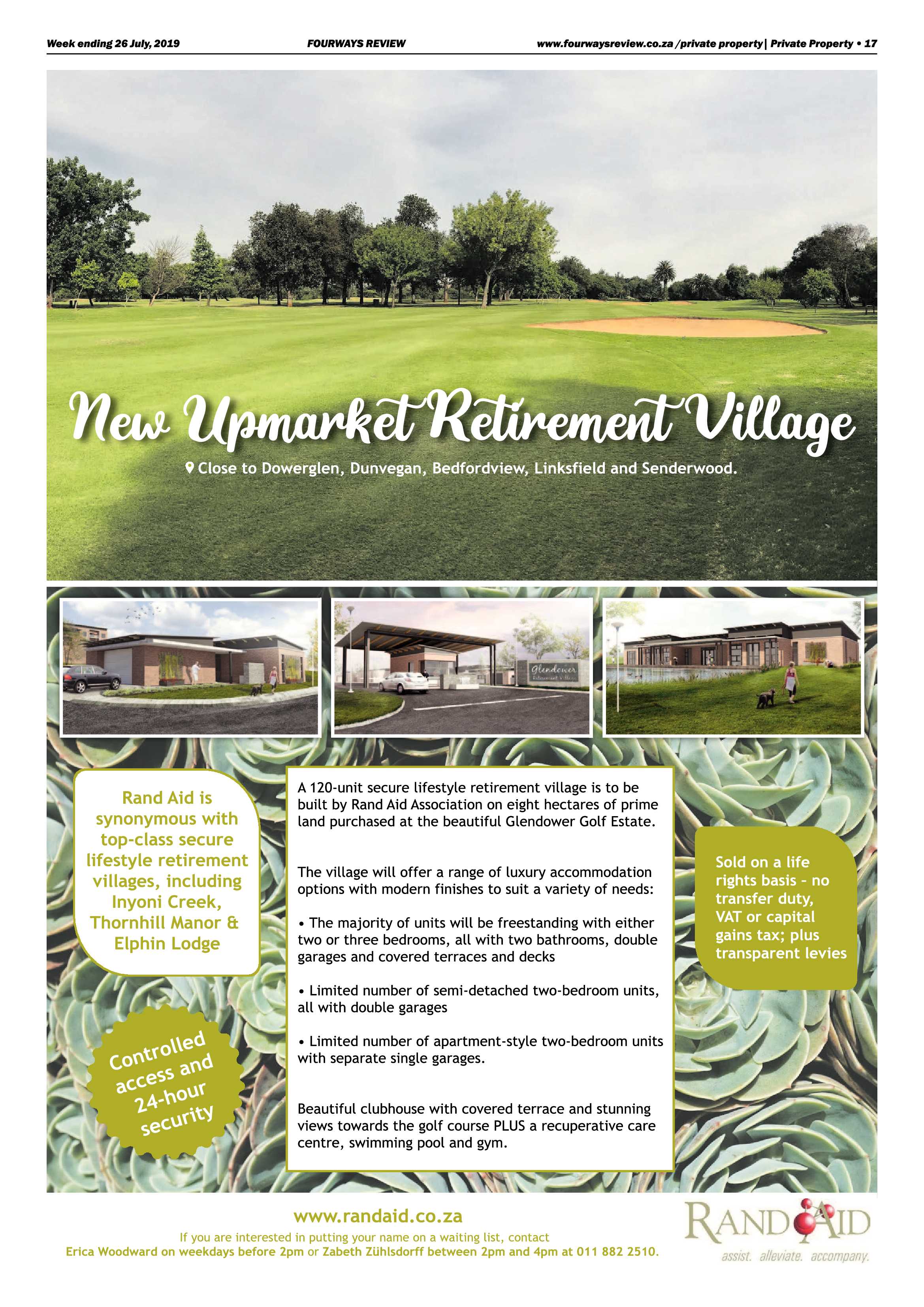 Fourways Review 26 July, 2019 page 17