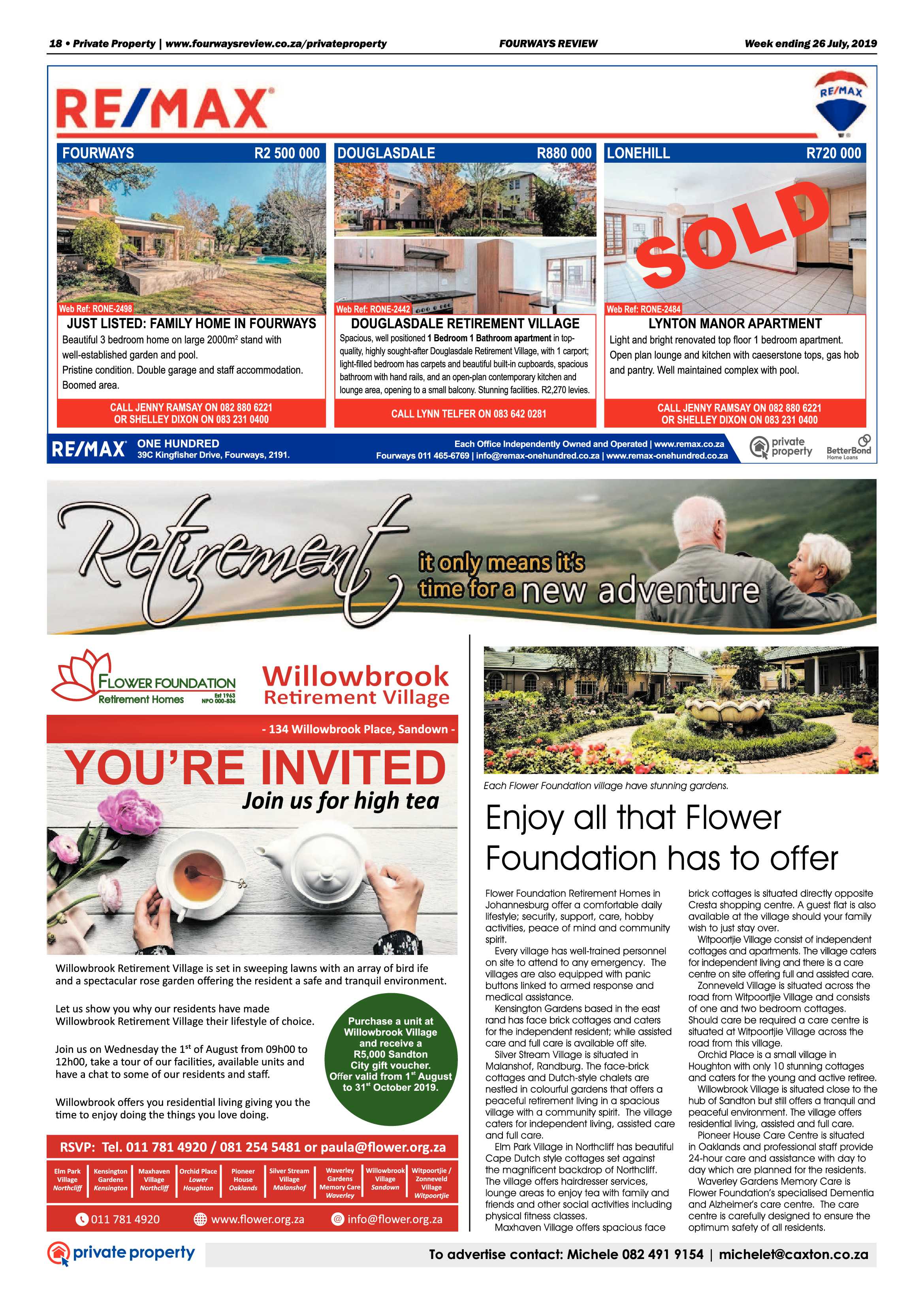 Fourways Review 26 July, 2019 page 18