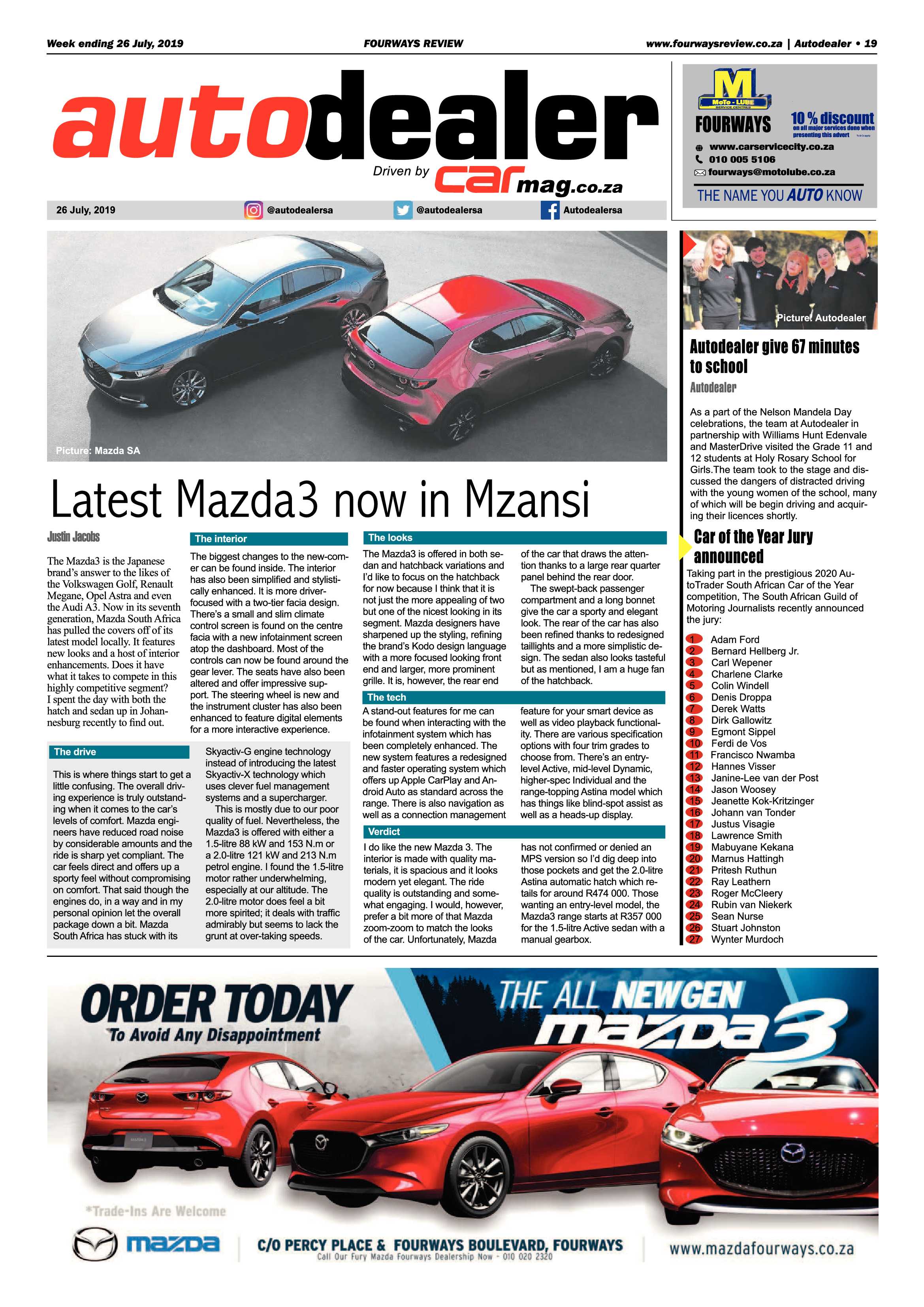 Fourways Review 26 July, 2019 page 19