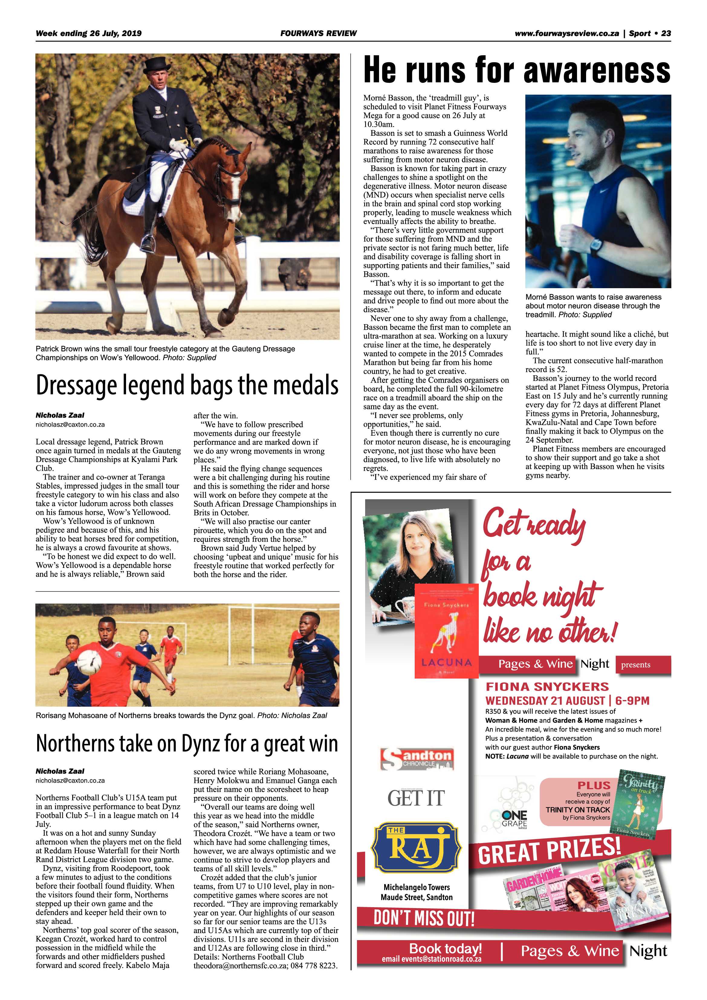 Fourways Review 26 July, 2019 page 23