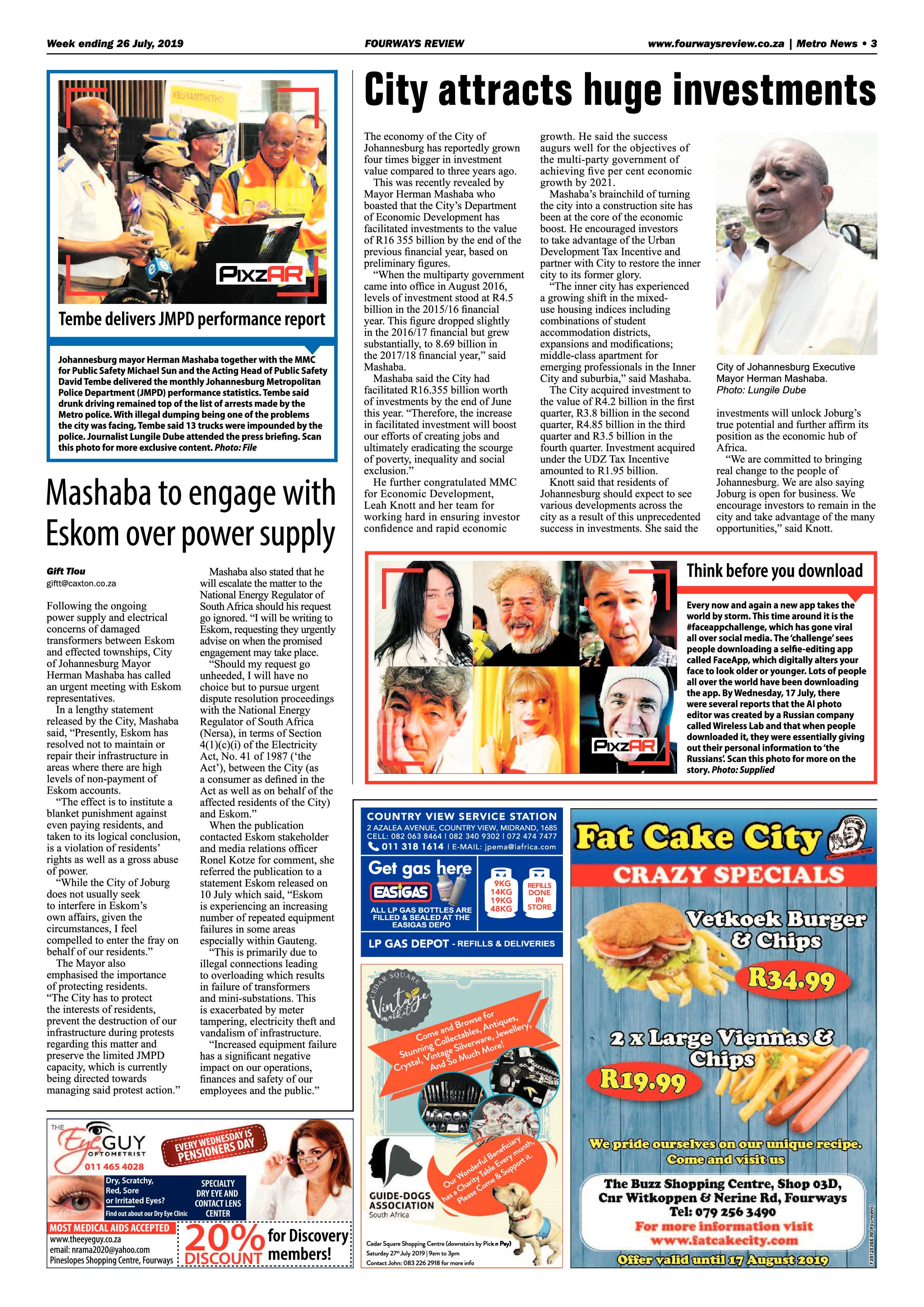 Fourways Review 26 July, 2019 page 3