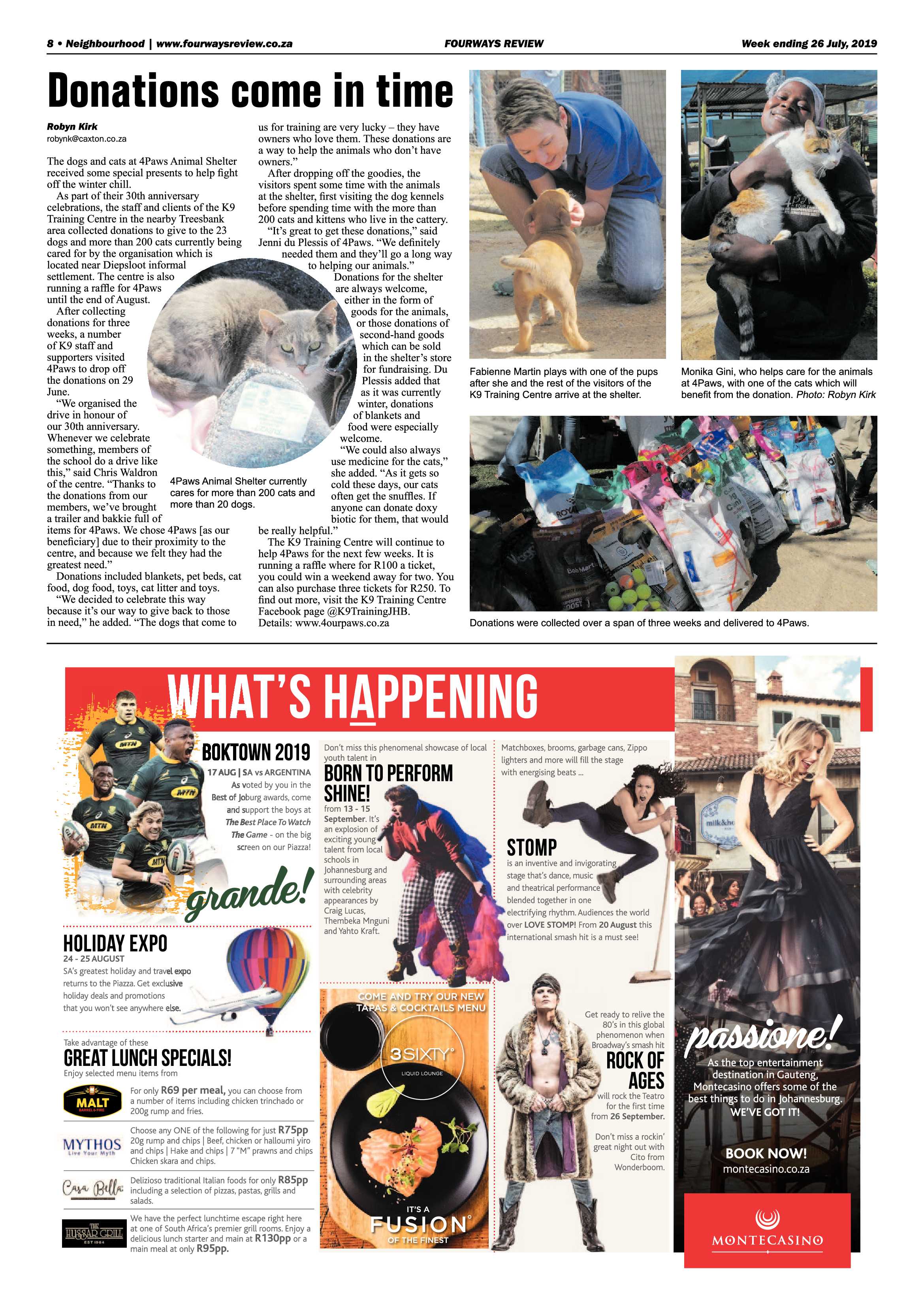 Fourways Review 26 July, 2019 page 8