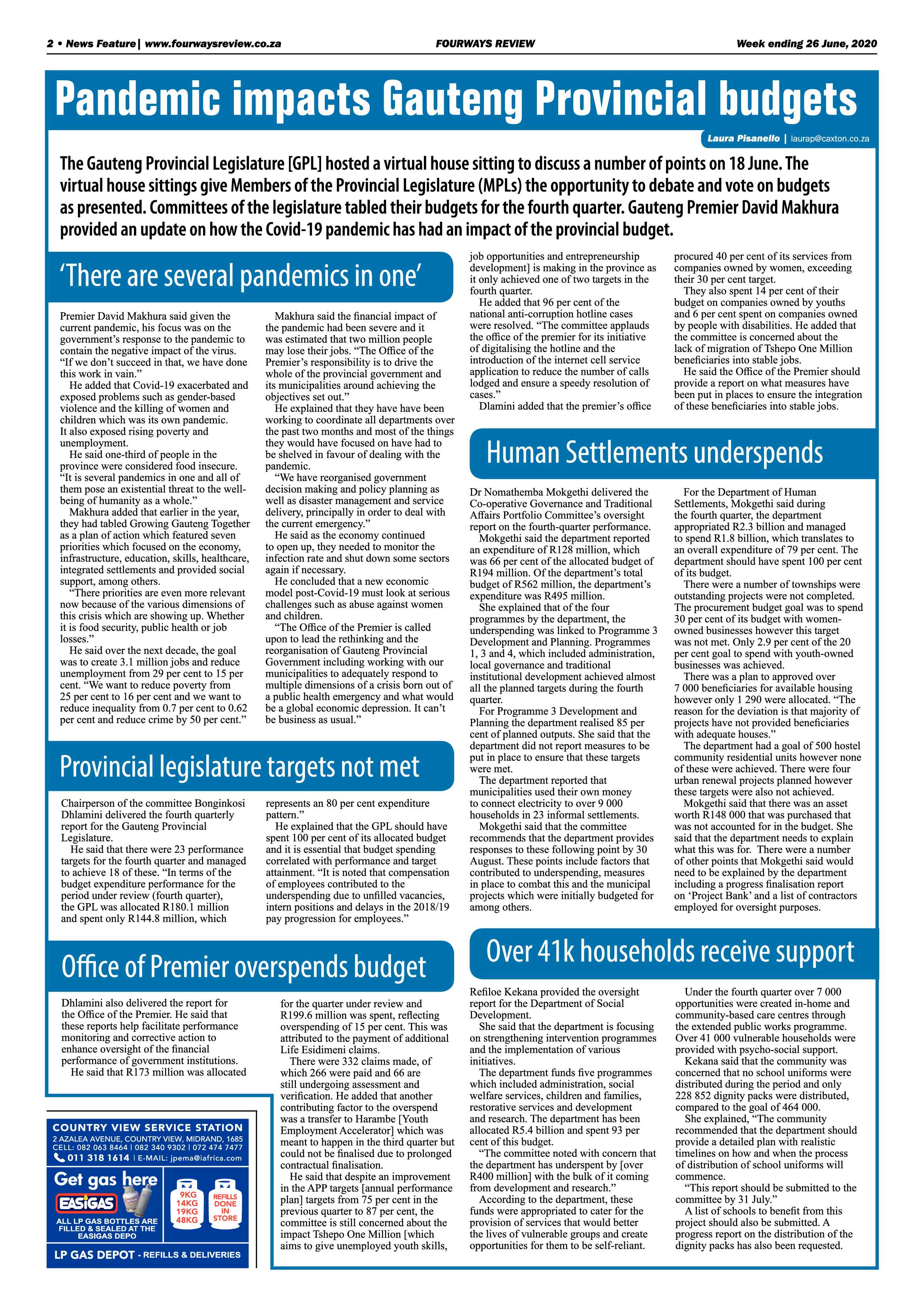 Fourways Review 26 June 2020 page 2