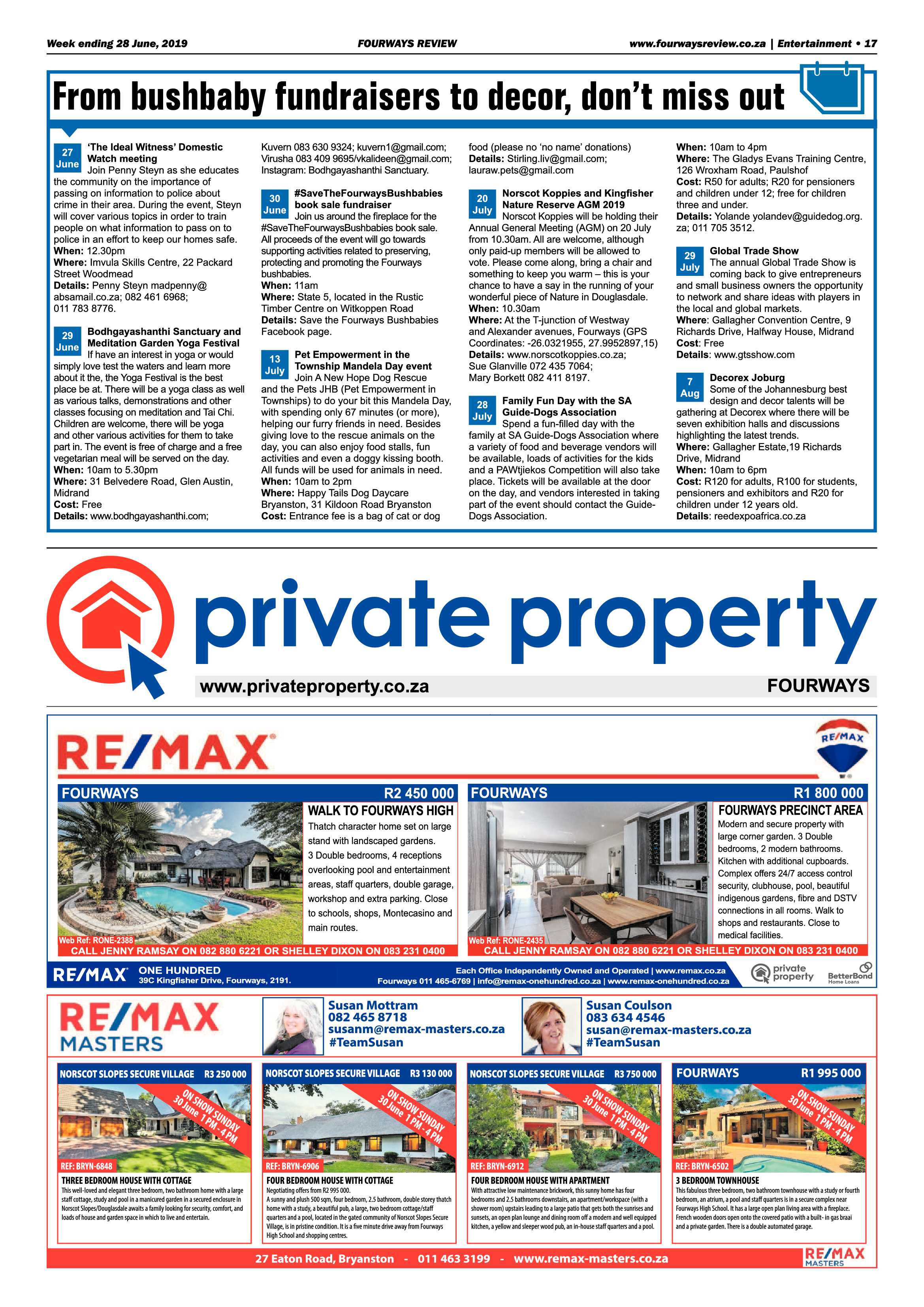 Fourways Review 26 June, 2019 page 17