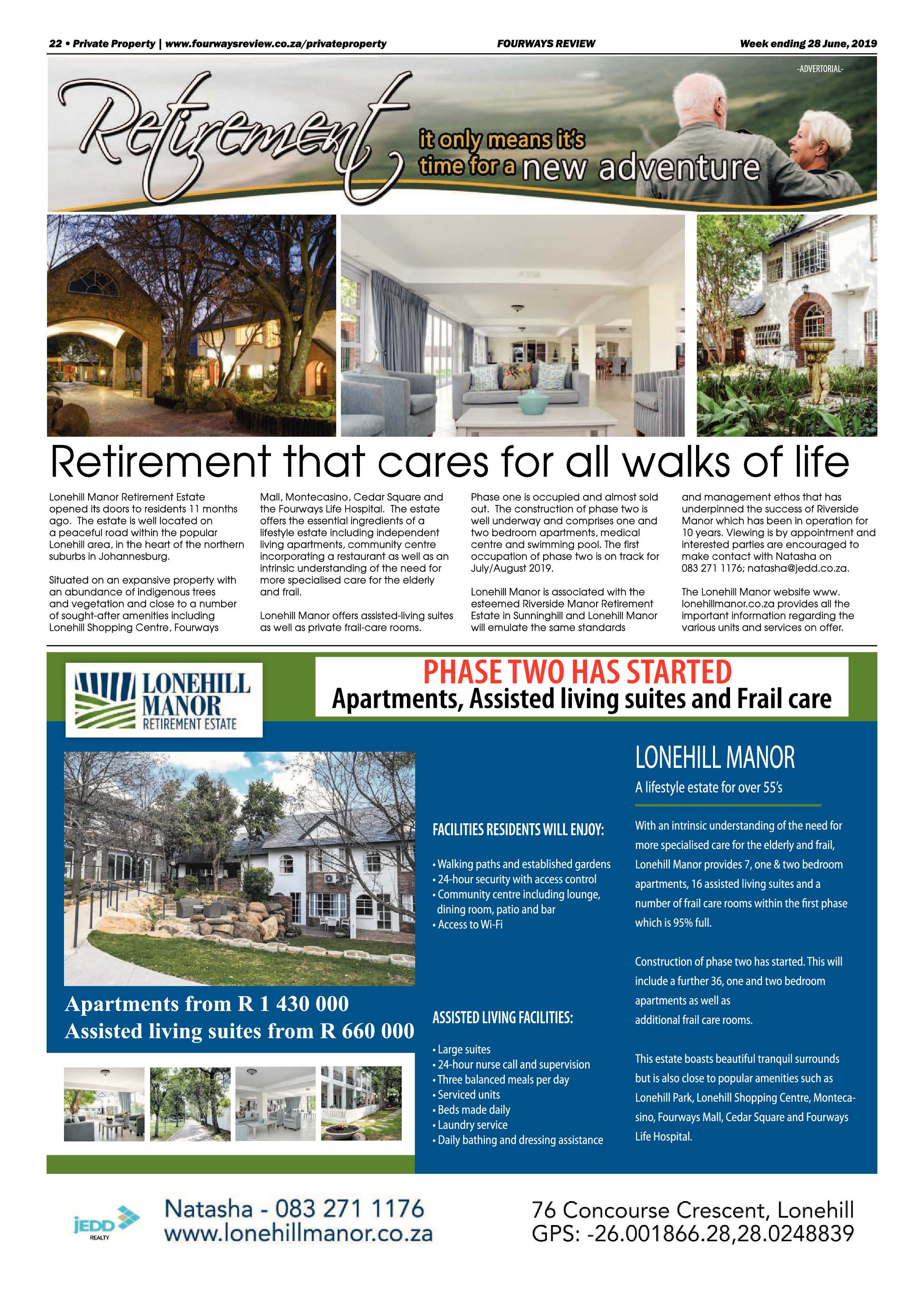 Fourways Review 26 June, 2019 page 22
