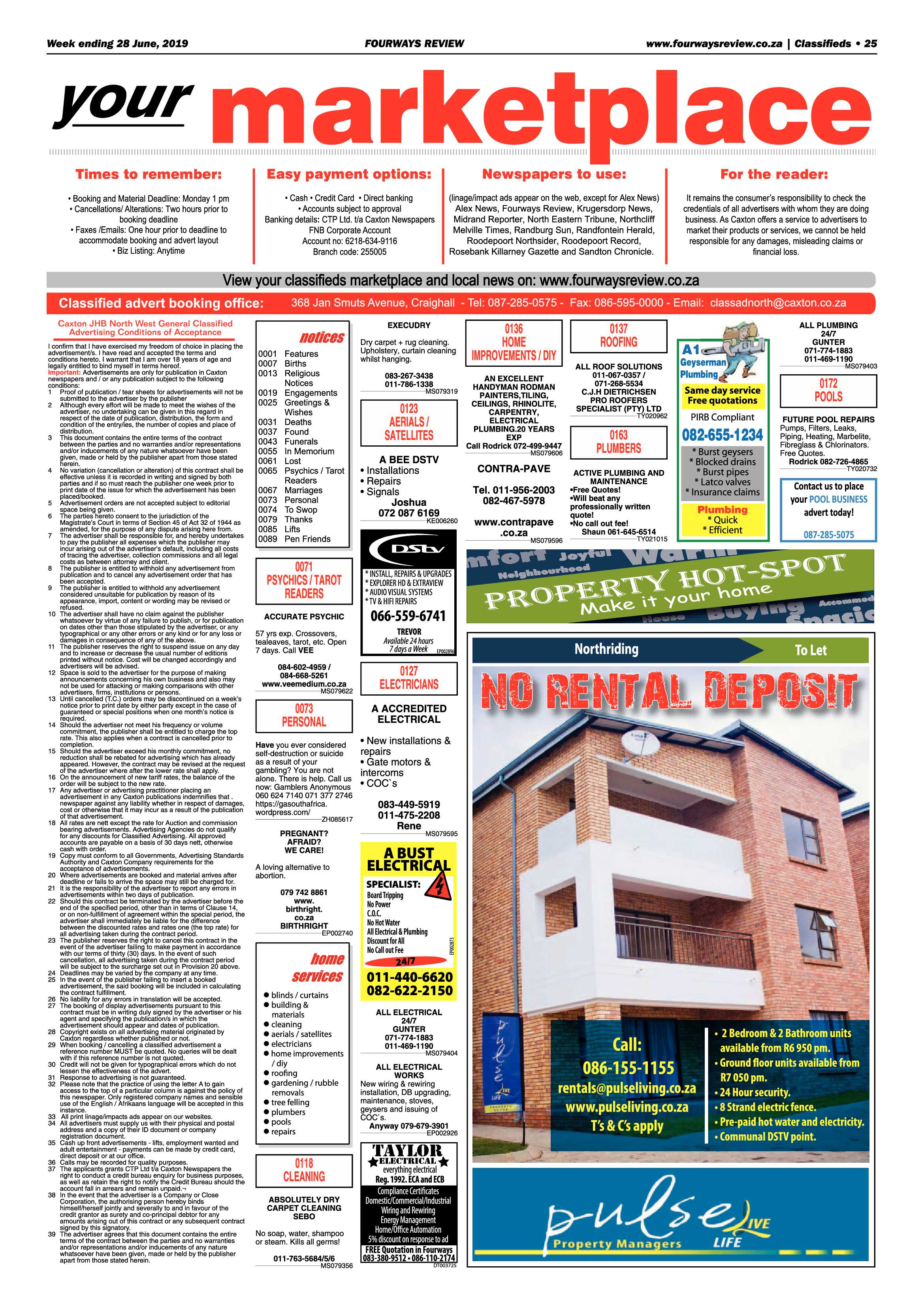 Fourways Review 26 June, 2019 page 25