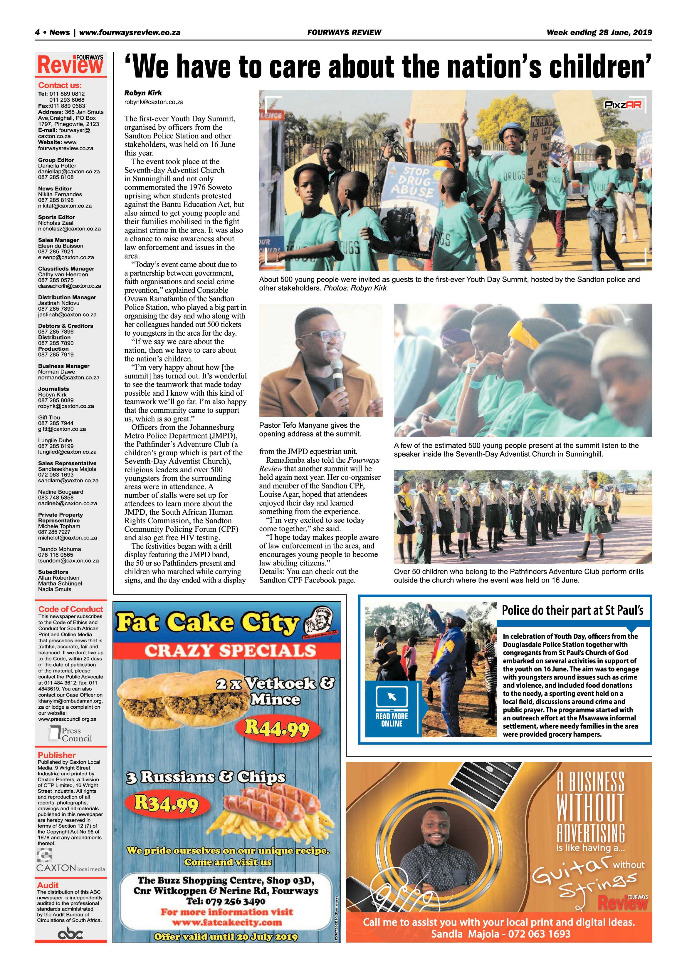 Fourways Review 26 June, 2019 page 4