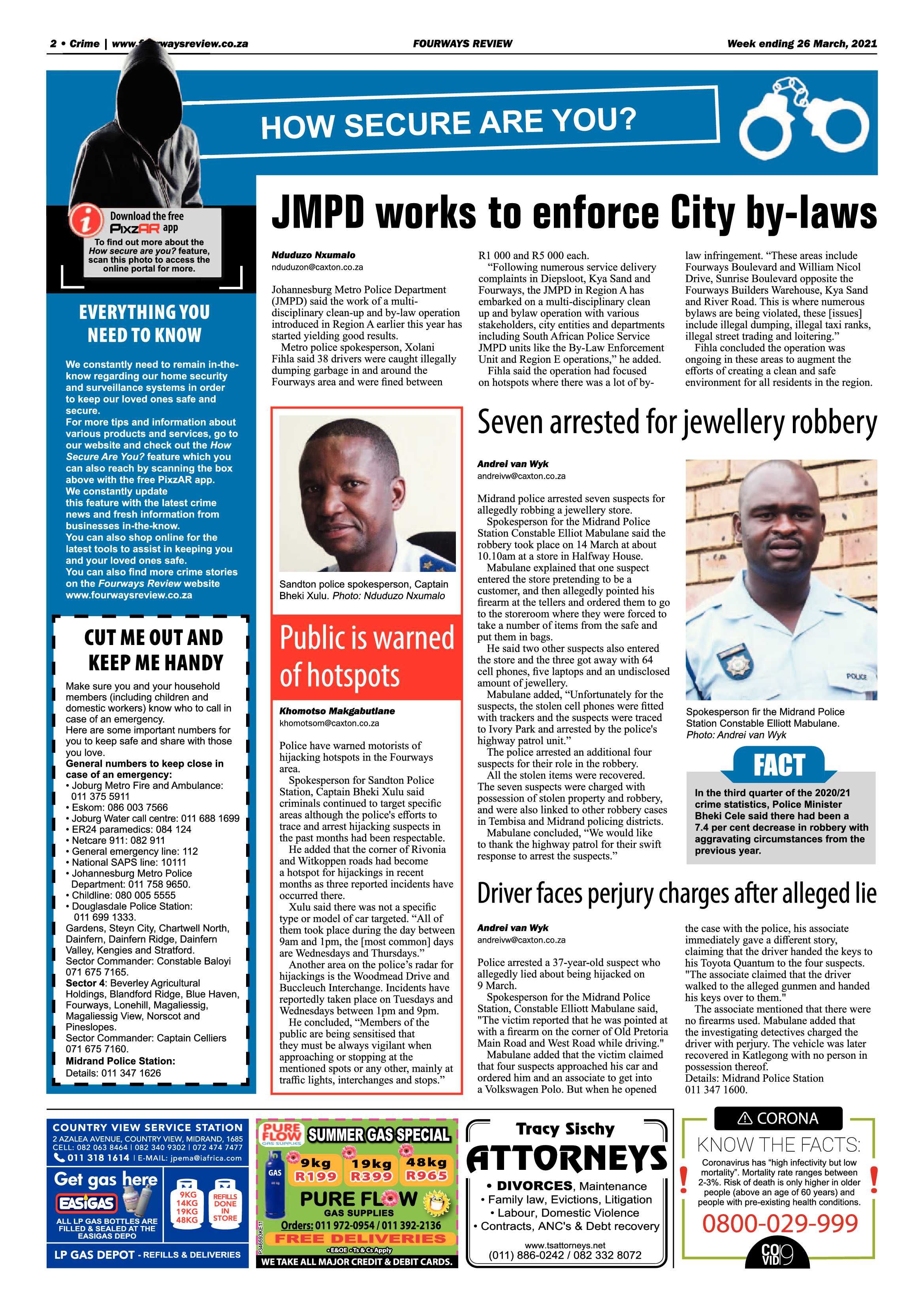 Fourways Review 26 March 2021 page 2