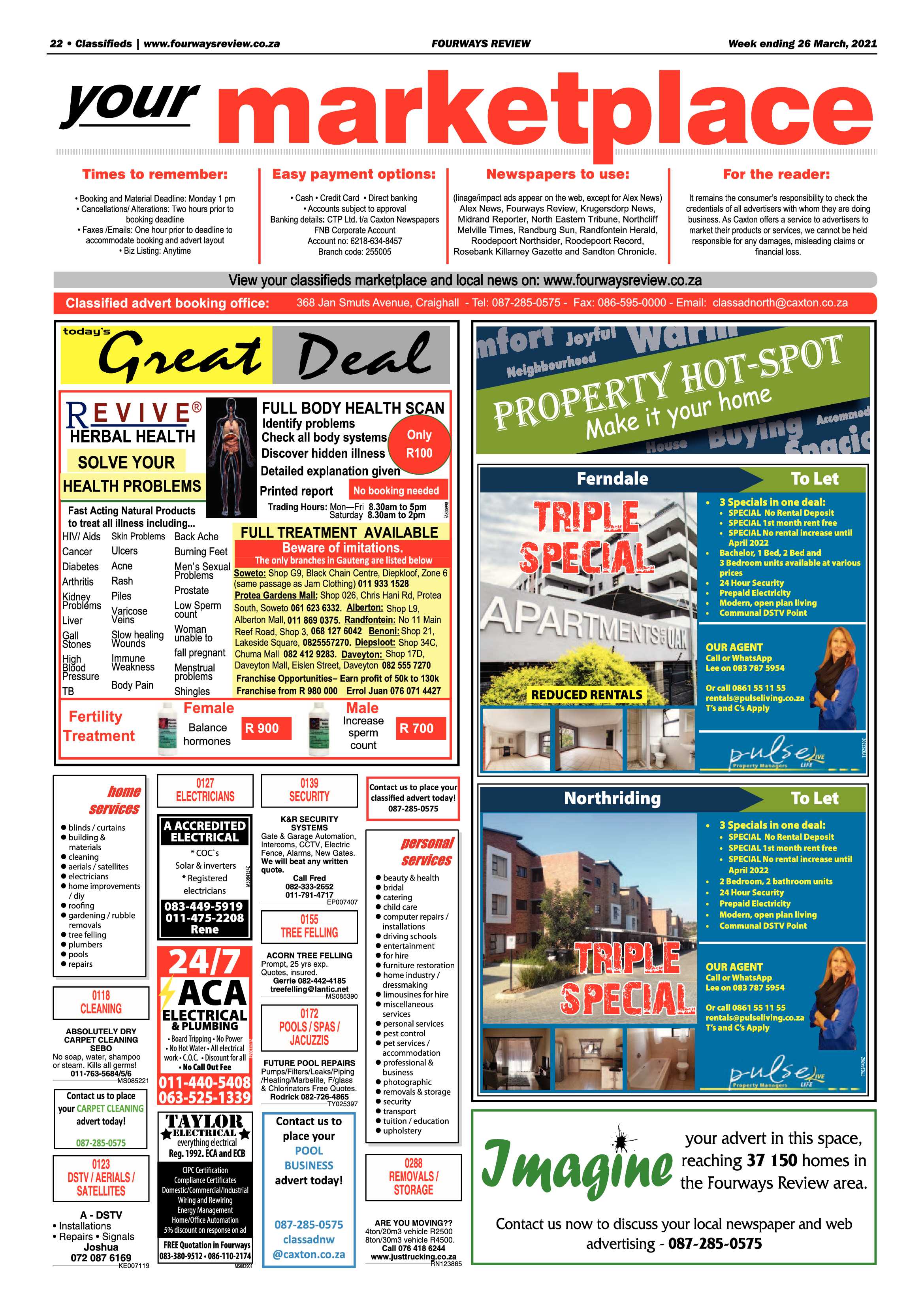 Fourways Review 26 March 2021 page 22