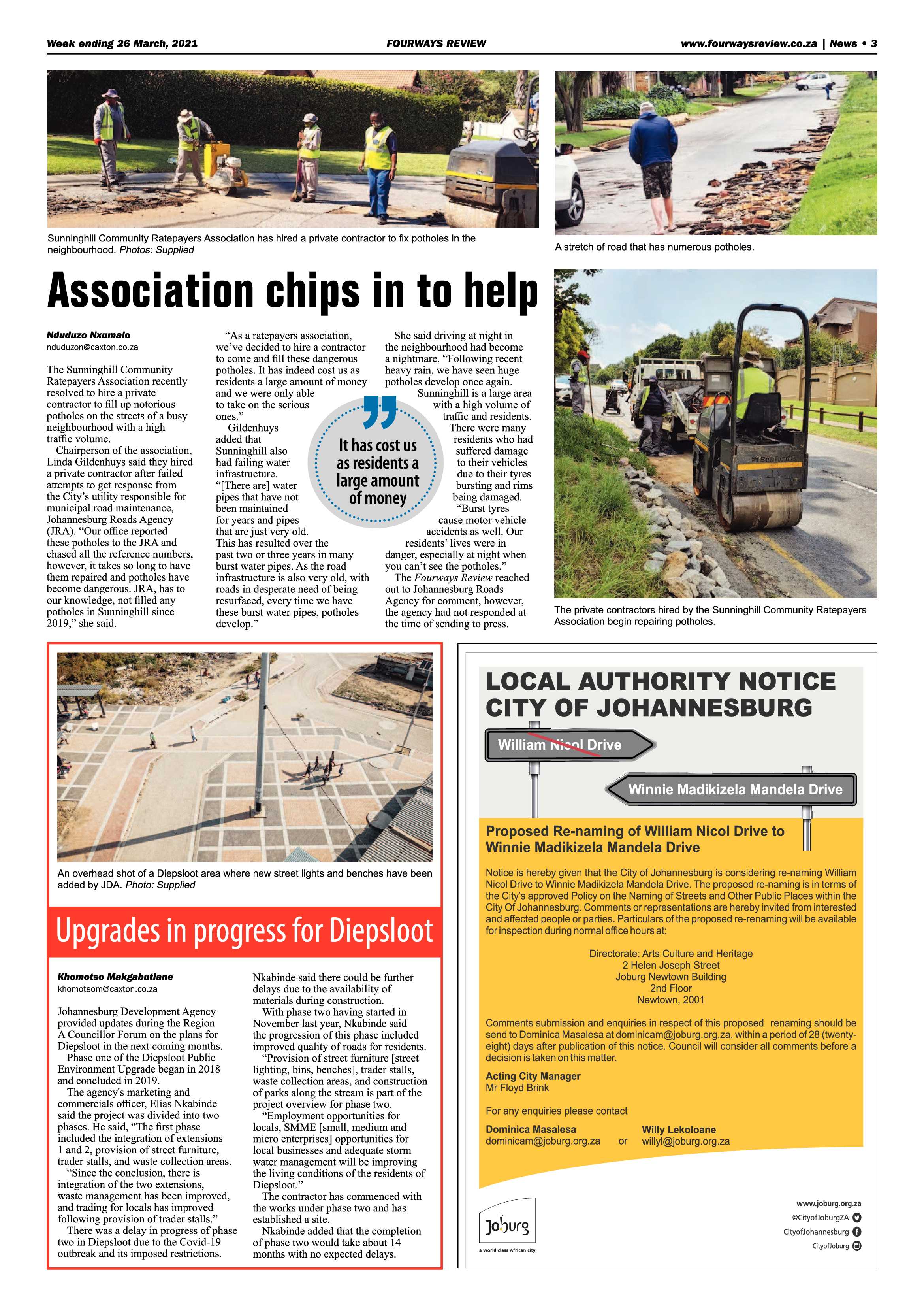 Fourways Review 26 March 2021 page 3