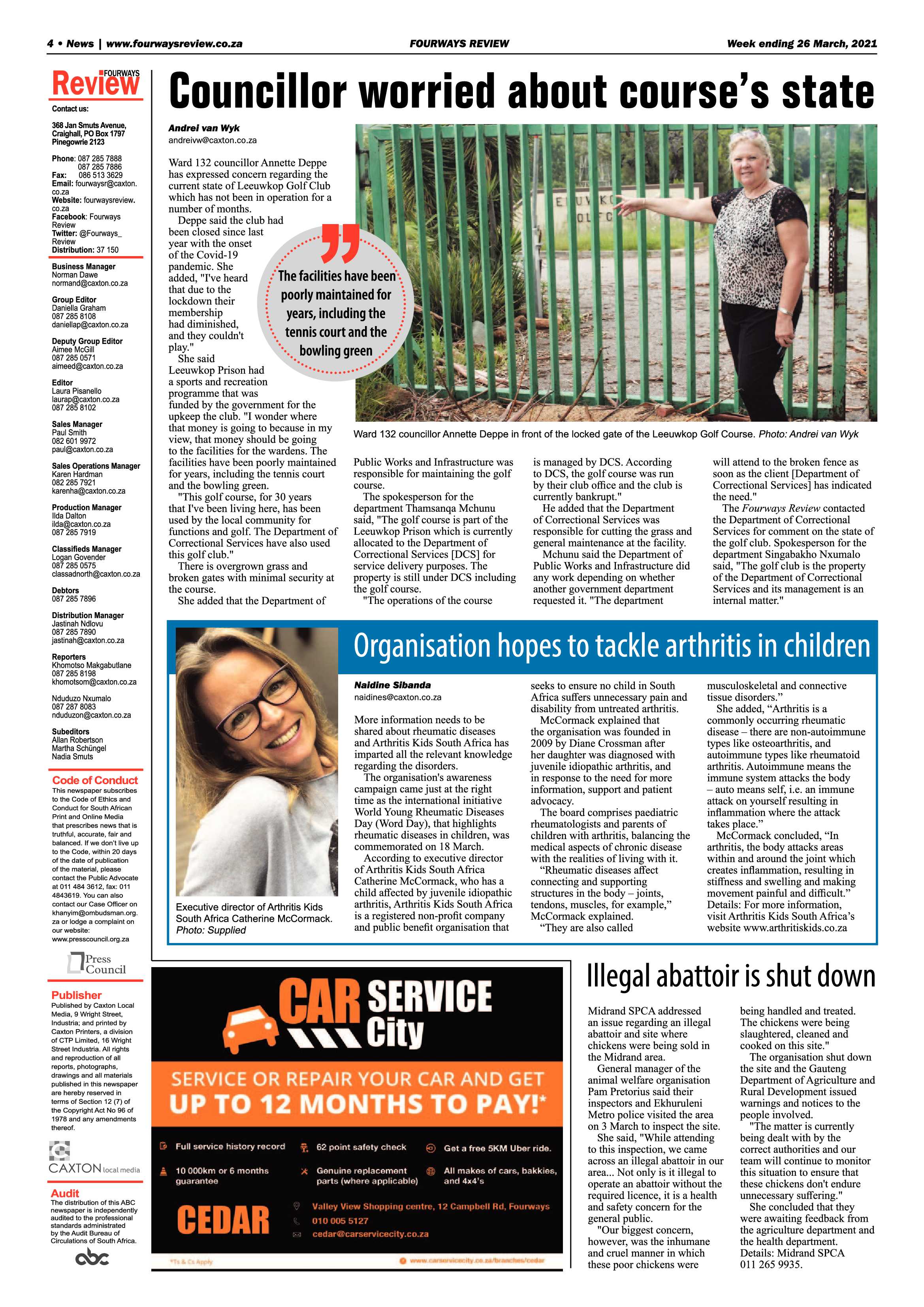 Fourways Review 26 March 2021 page 4