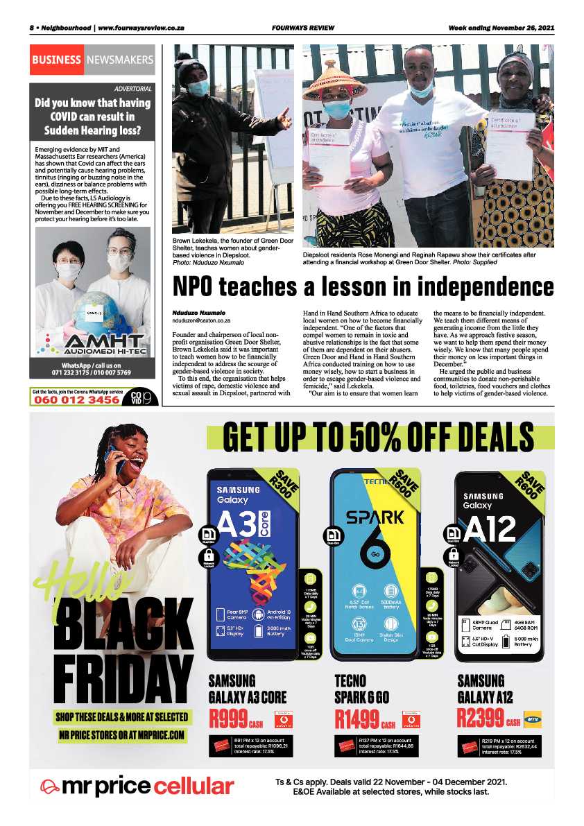 Fourways Review 26 November 2021 page 10