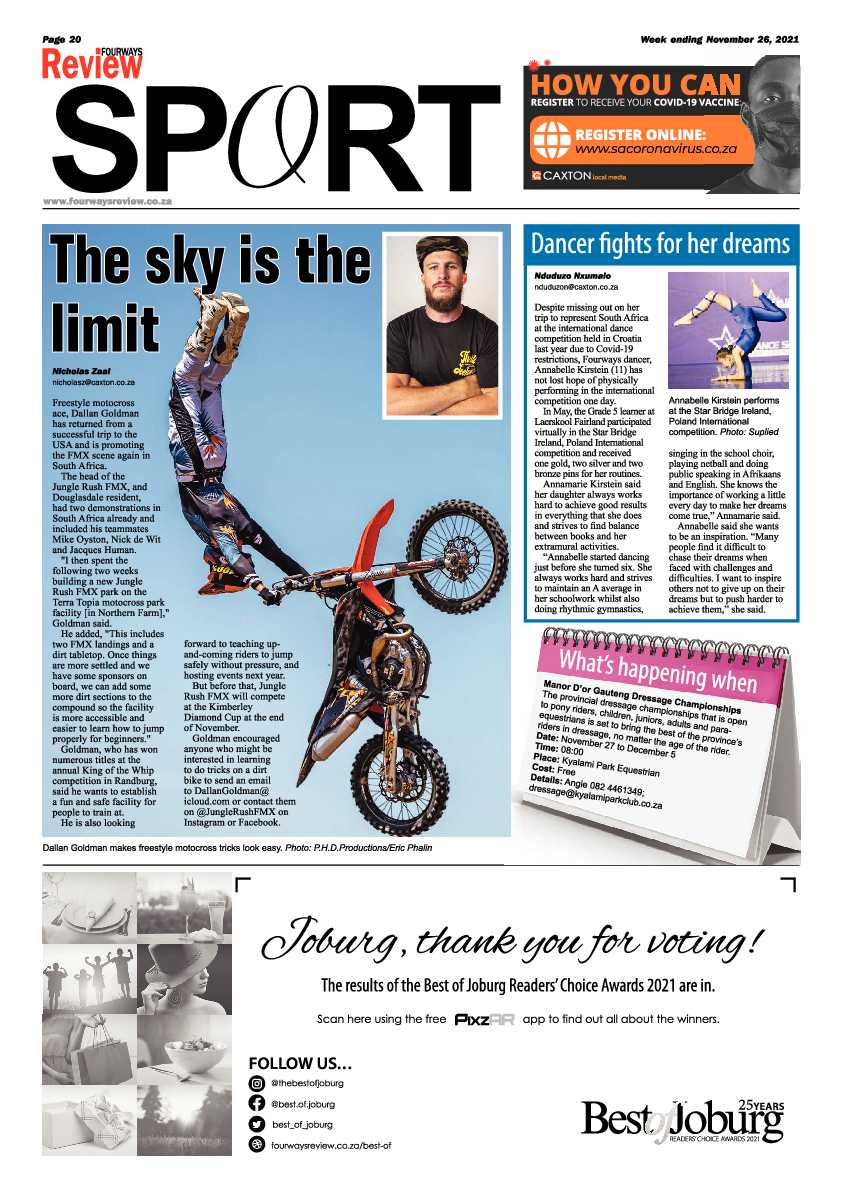 Fourways Review 26 November 2021 page 22