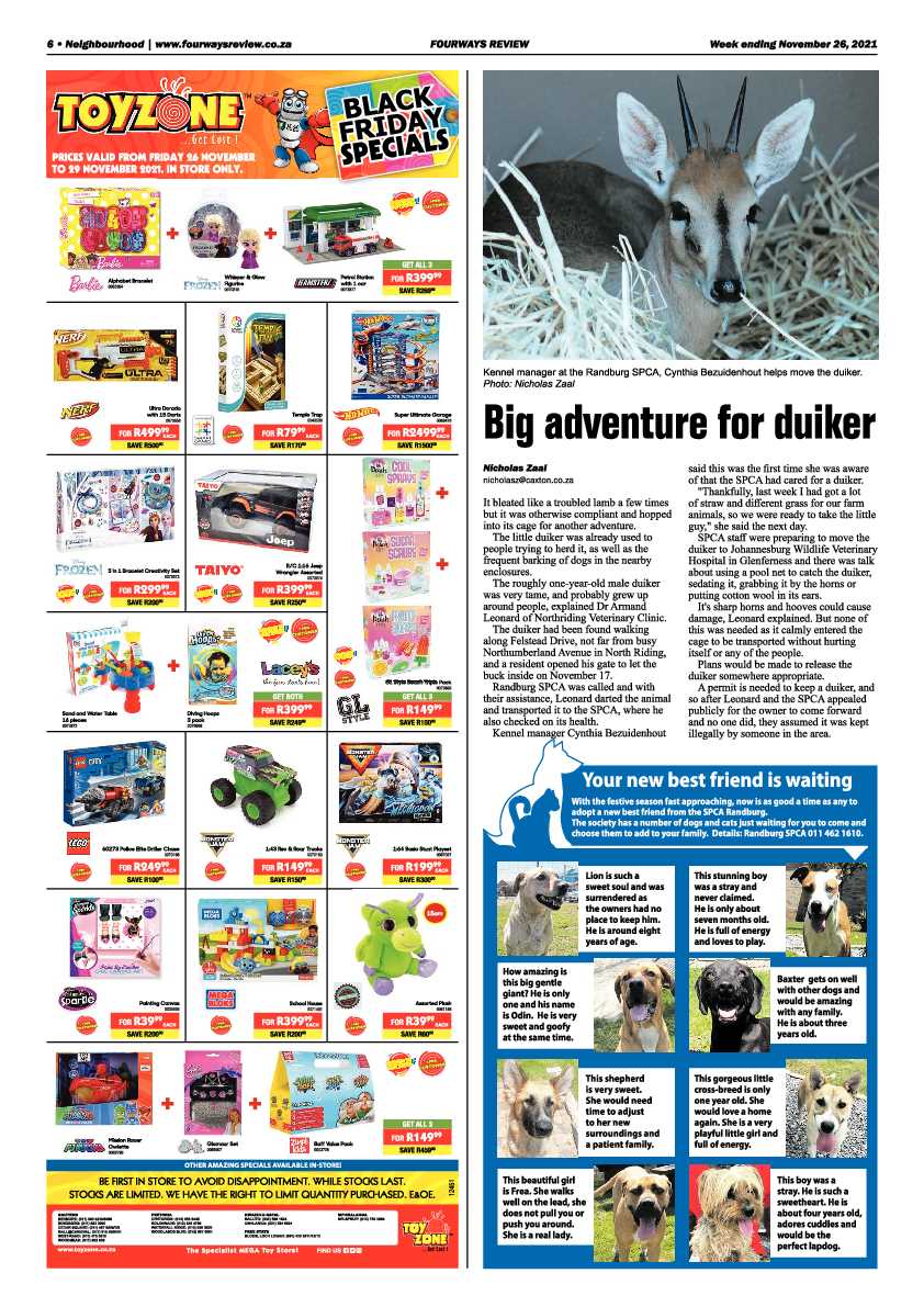 Fourways Review 26 November 2021 page 8