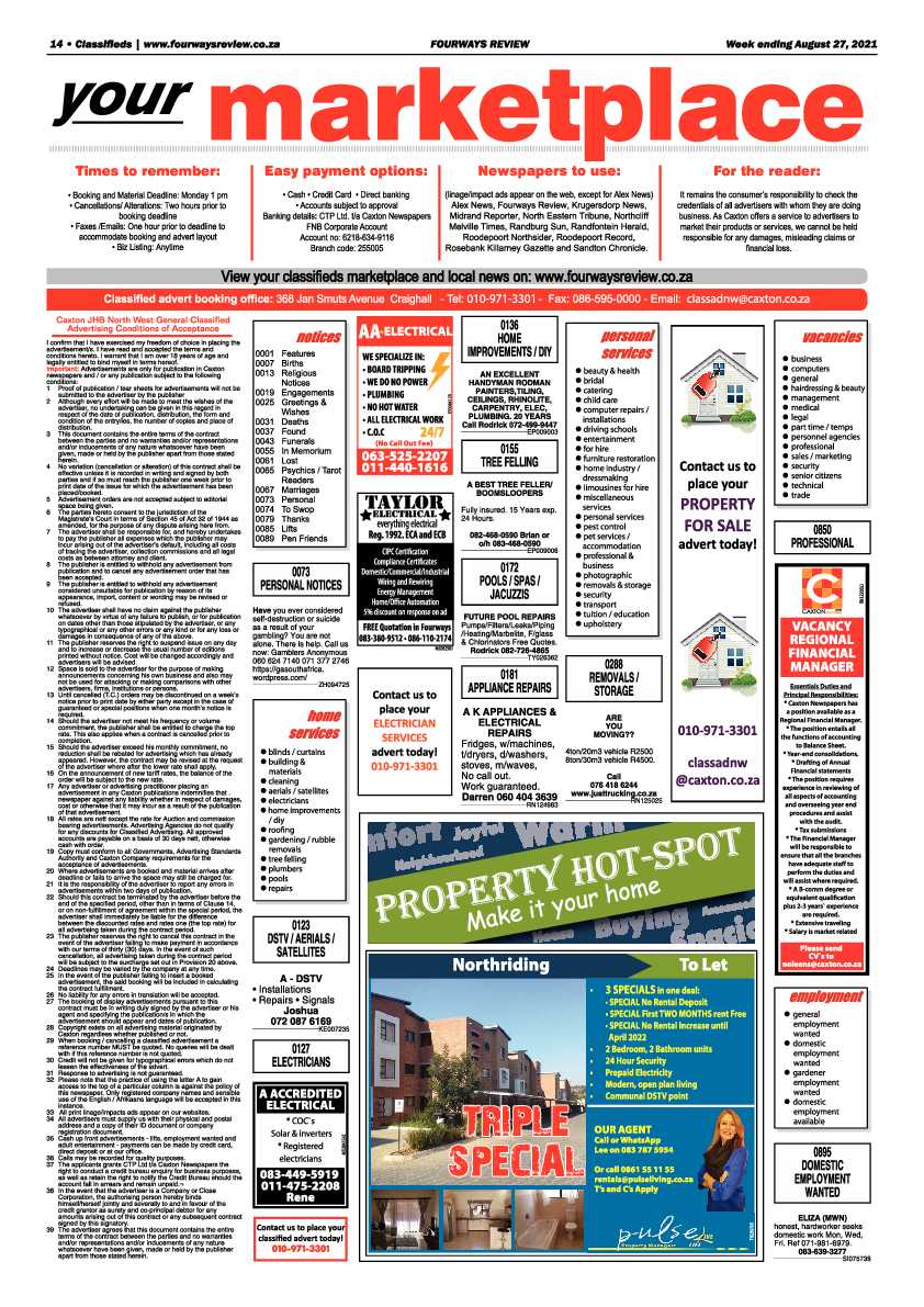 Fourways Review 27 August 2021 page 16