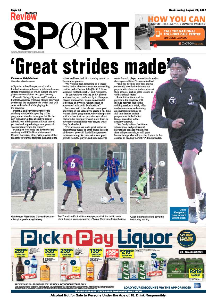 Fourways Review 27 August 2021 page 18