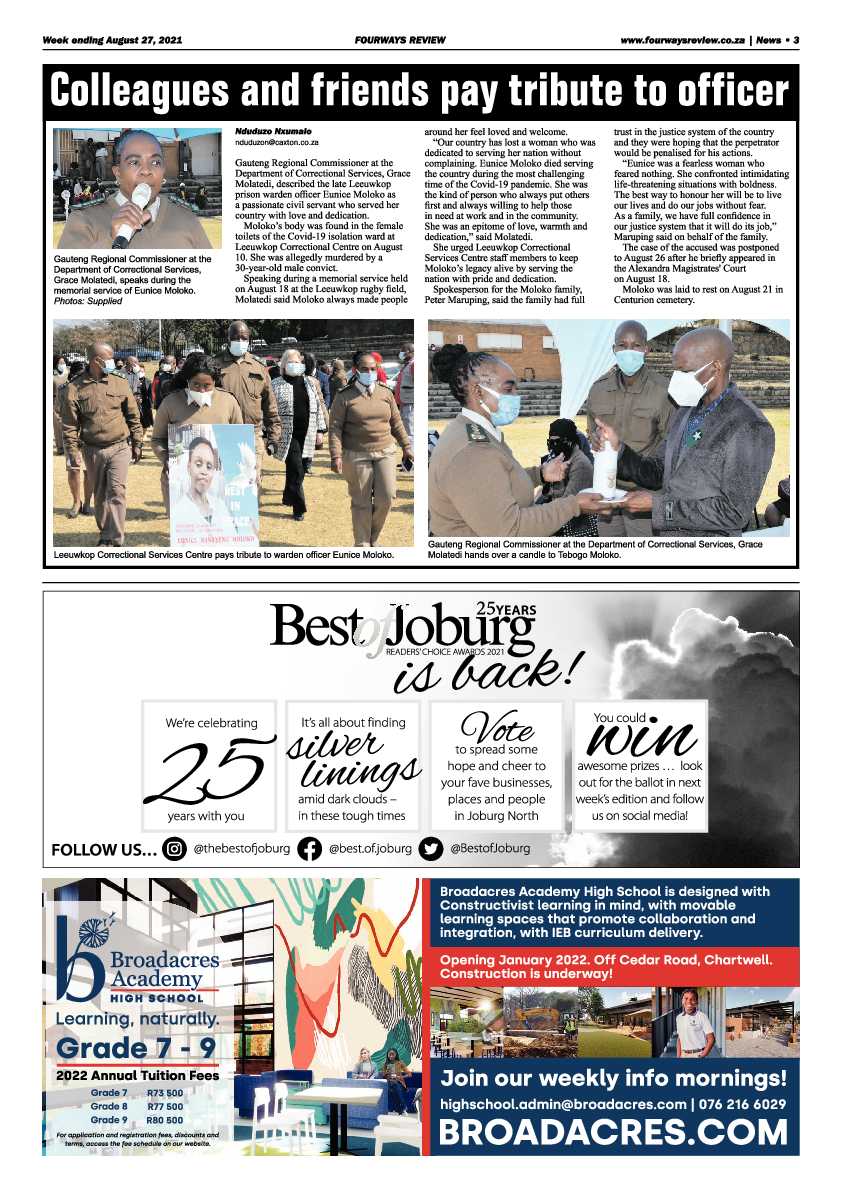 Fourways Review 27 August 2021 page 5