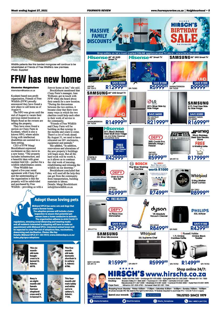 Fourways Review 27 August 2021 page 7