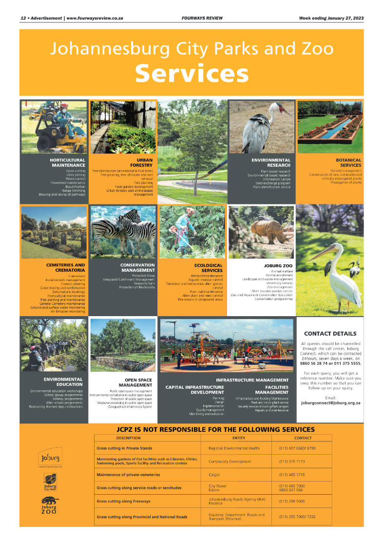 Fourways Review 27 Jan 2023 page 12