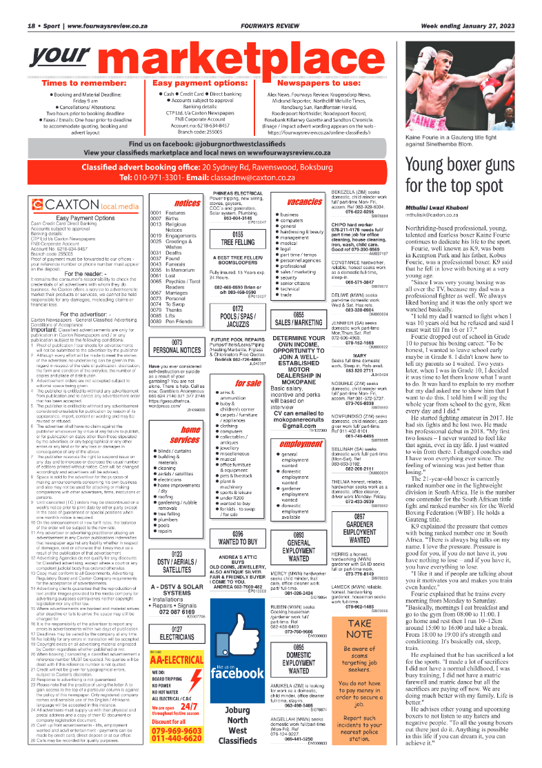 Fourways Review 27 Jan 2023 page 18