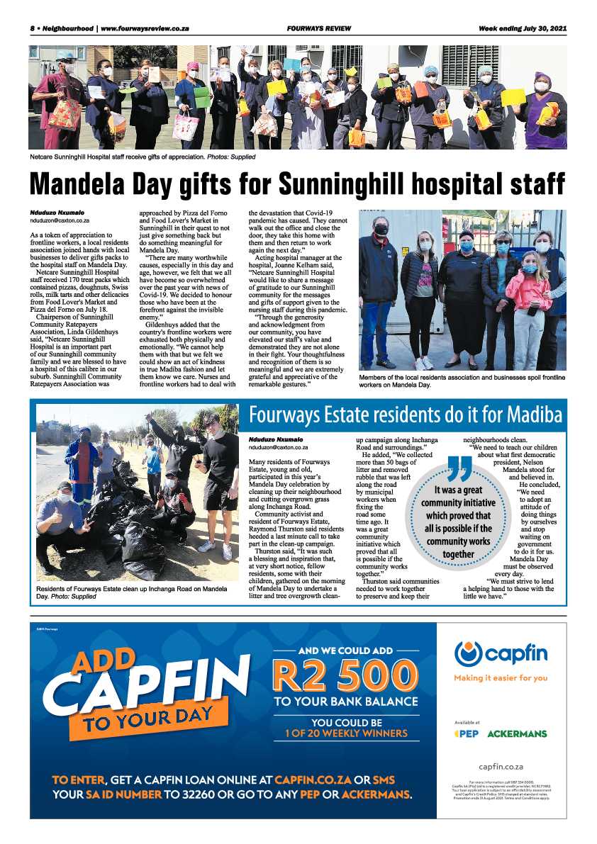 Fourways Review 27 July 2021 page 10