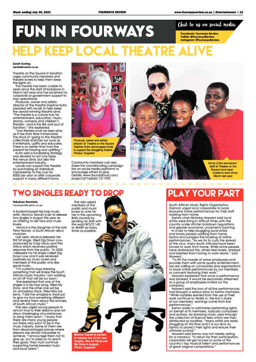Fourways Review 27 July 2021 page 15