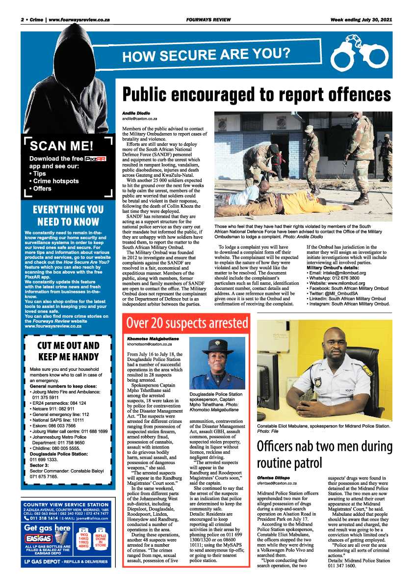 Fourways Review 27 July 2021 page 4