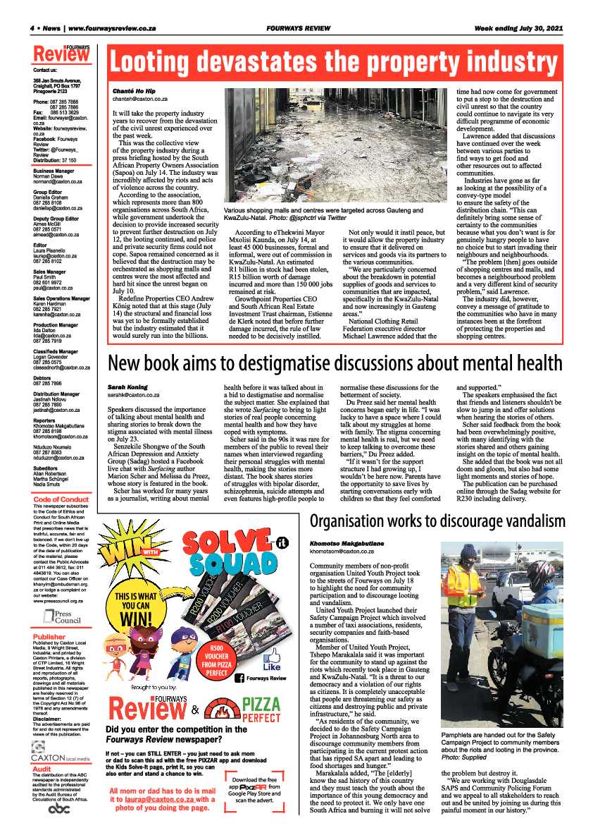 Fourways Review 27 July 2021 page 6