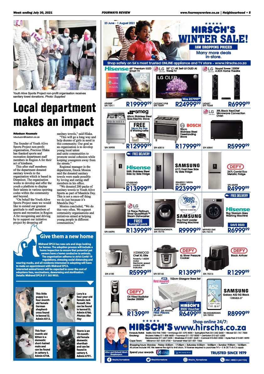 Fourways Review 27 July 2021 page 7