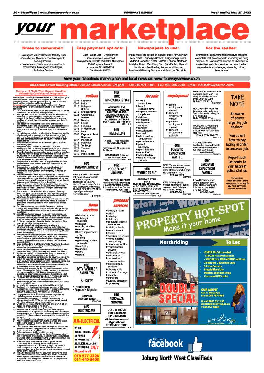 Fourways Review 27 May 2022 page 12