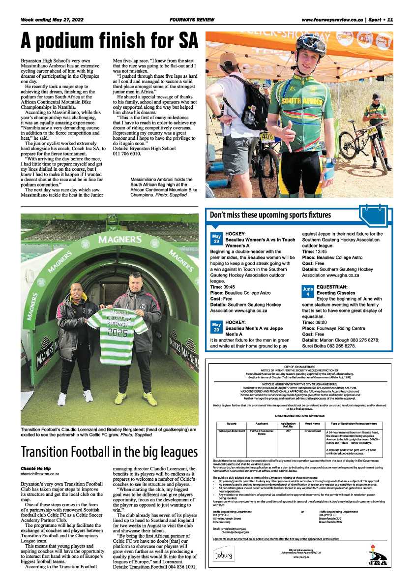 Fourways Review 27 May 2022 page 13