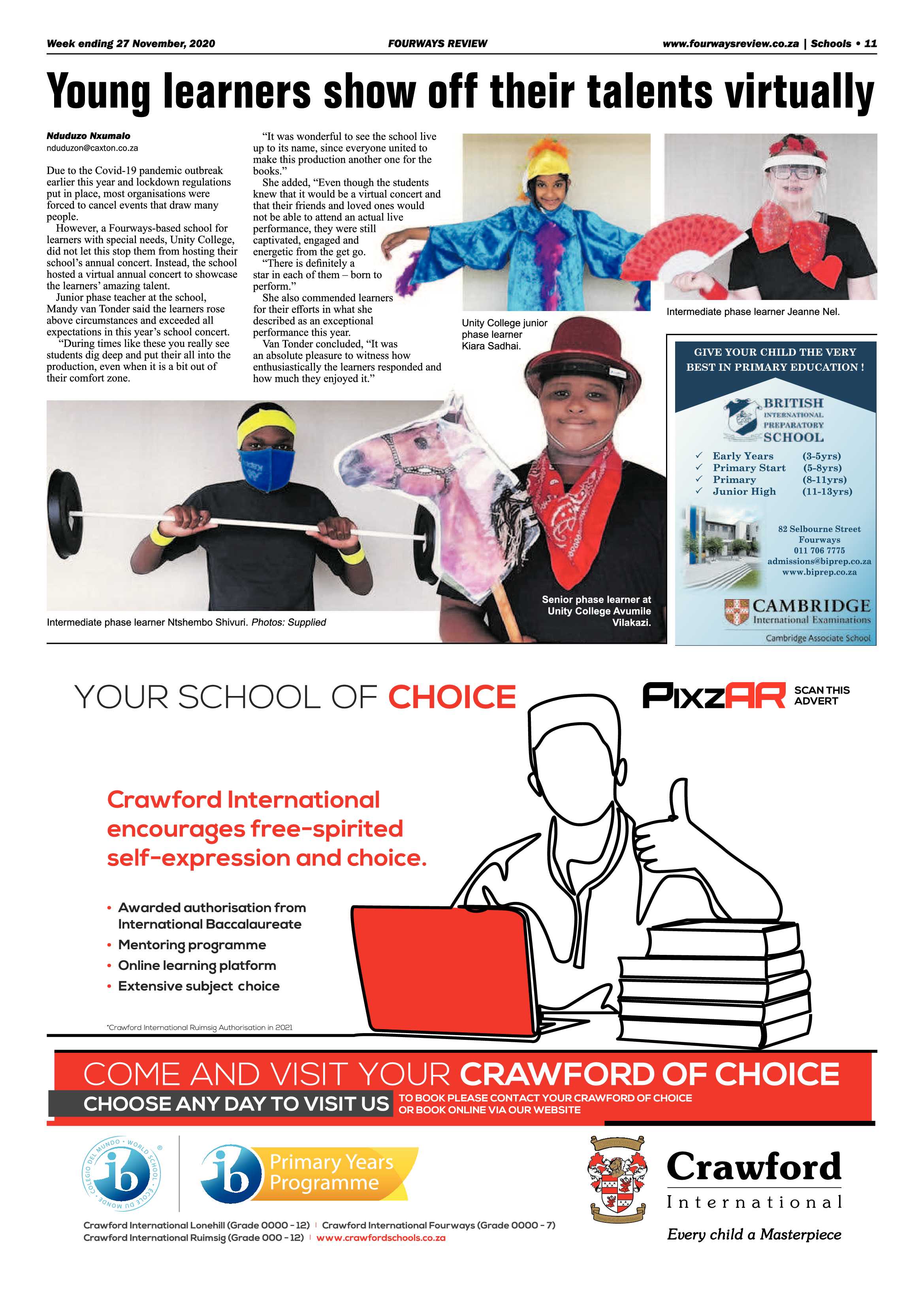 Fourways Review 27 November 2020 page 11