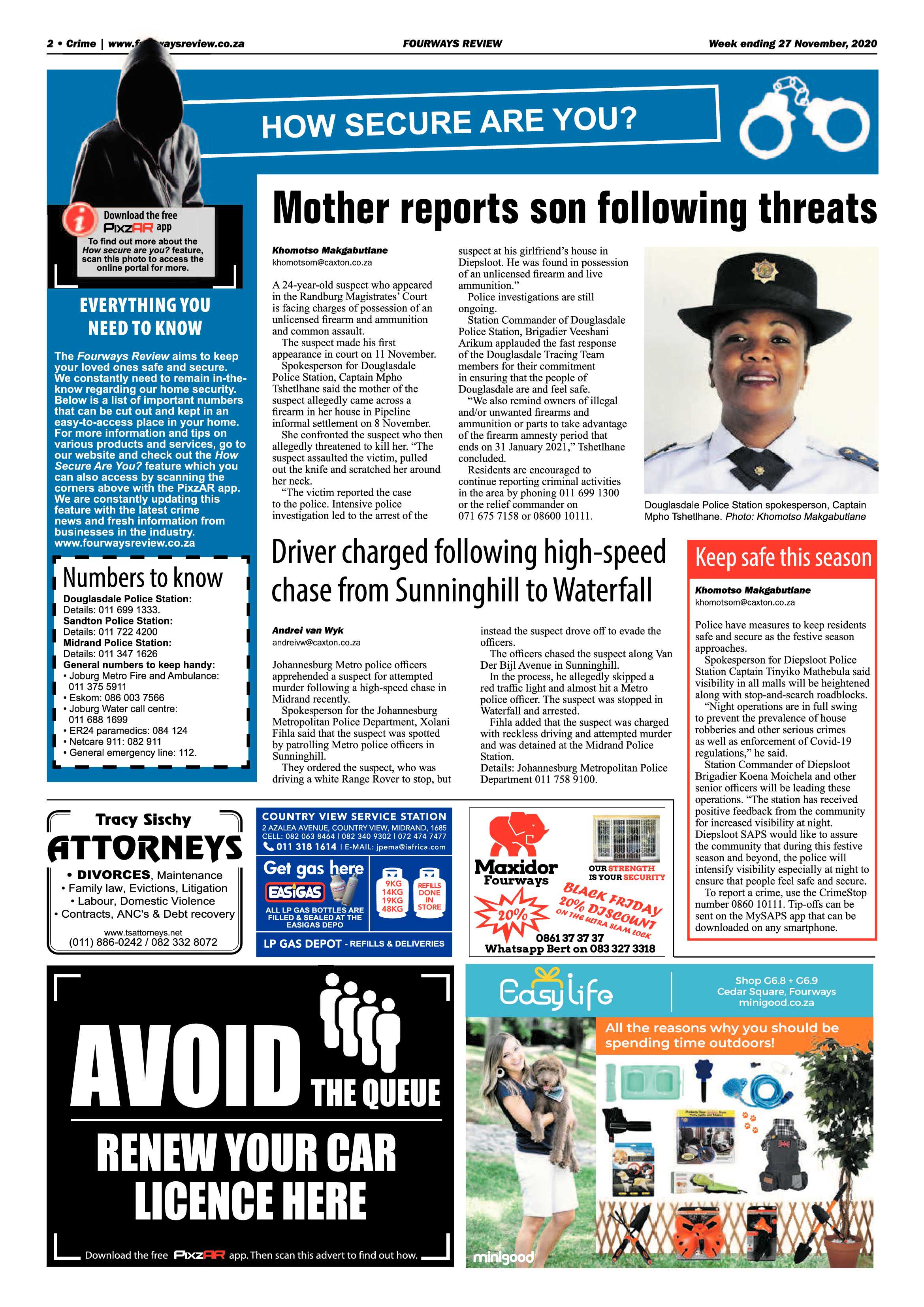 Fourways Review 27 November 2020 page 2