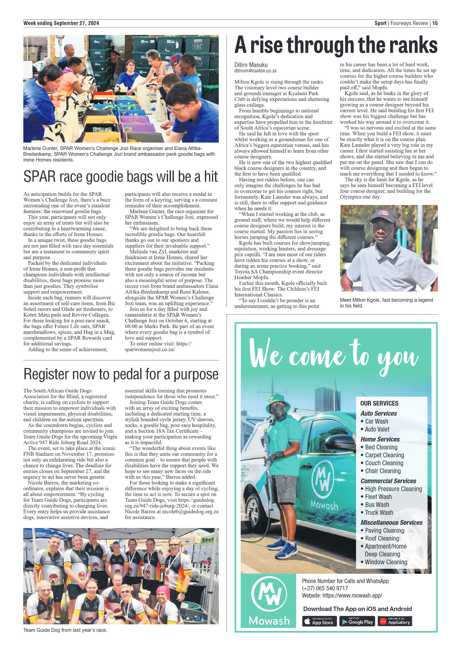 Fourways Review 27 September 2024 page 15