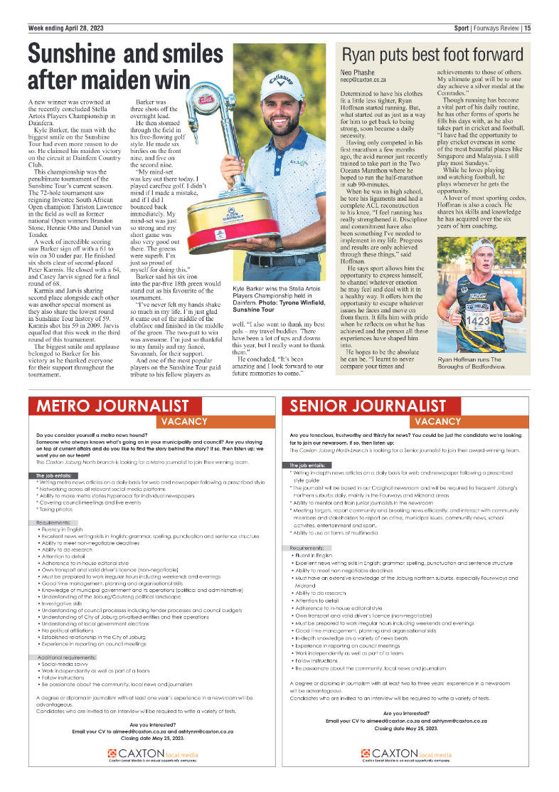 Fourways Review 28 April 2023 page 15