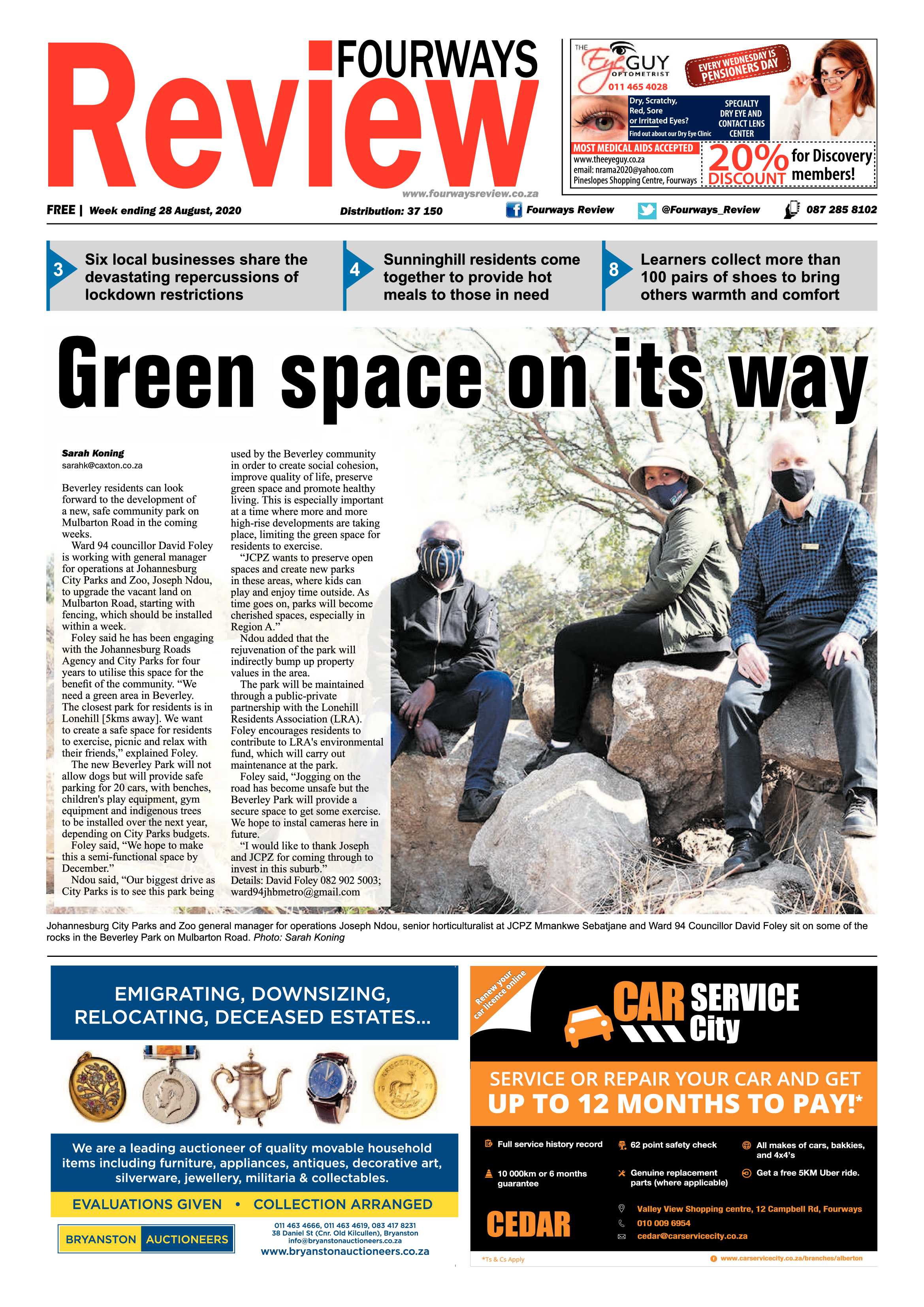 Fourways Review 28 August 2020 page 1