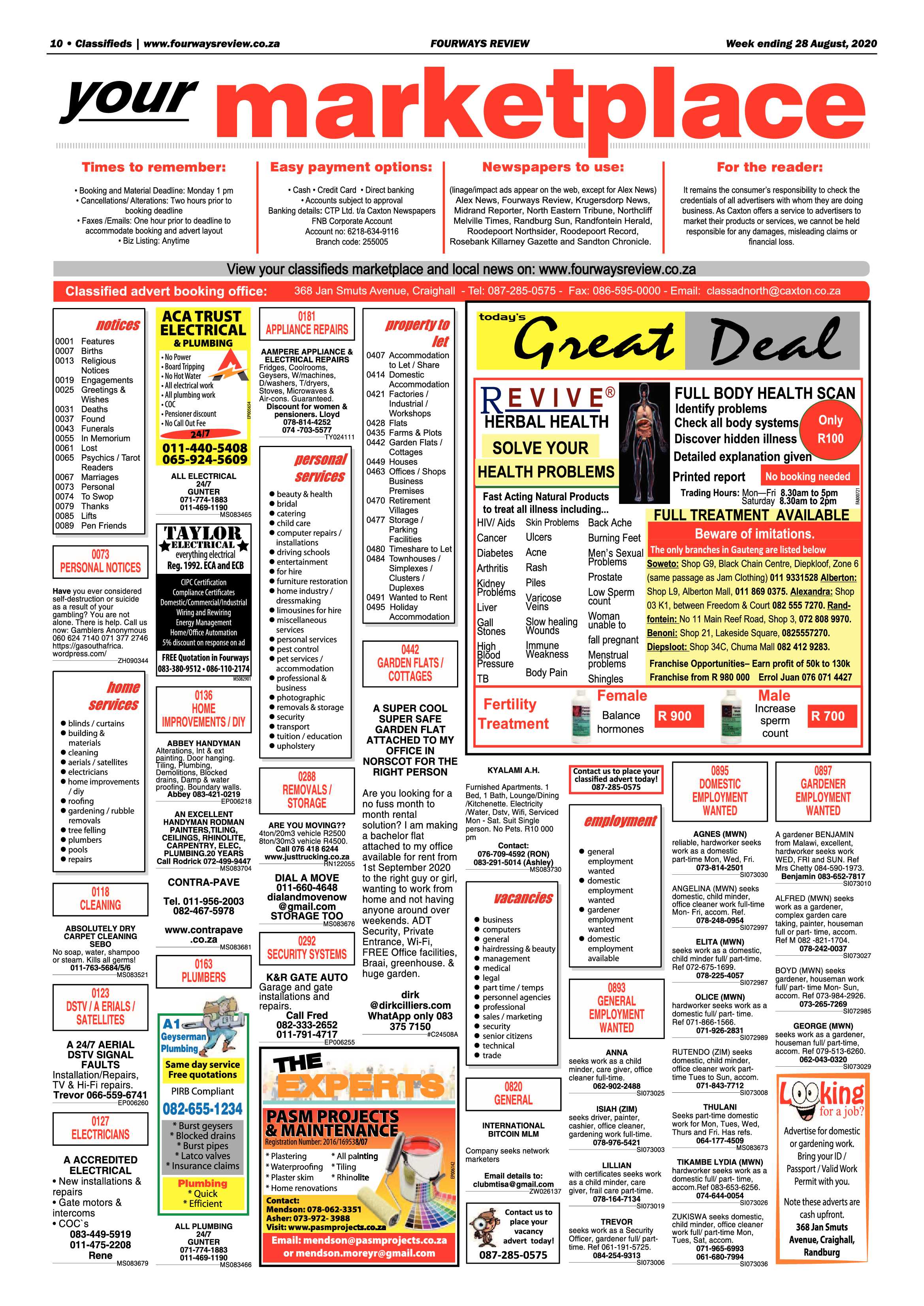 Fourways Review 28 August 2020 page 10