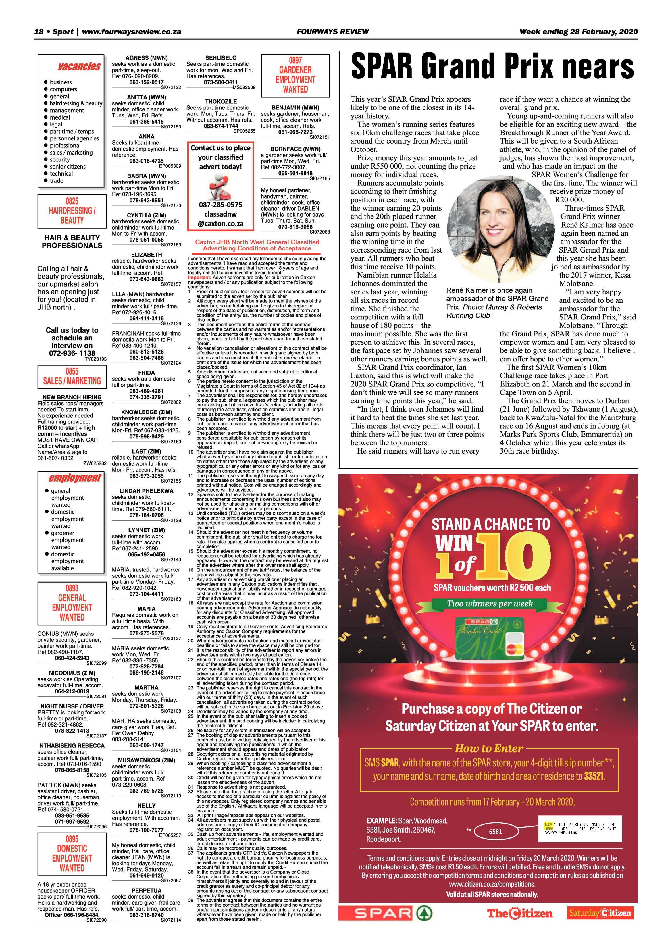 Fourways Review 28 February 2020 page 18