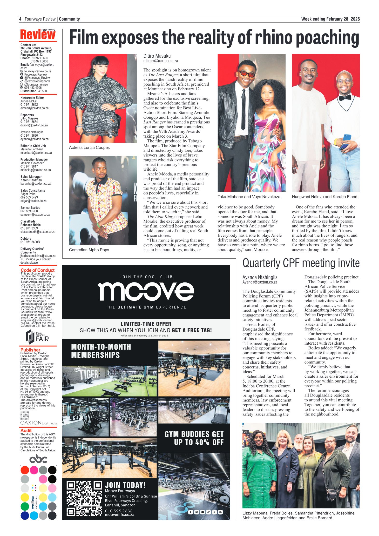 Fourways Review 28 February 2025 page 4