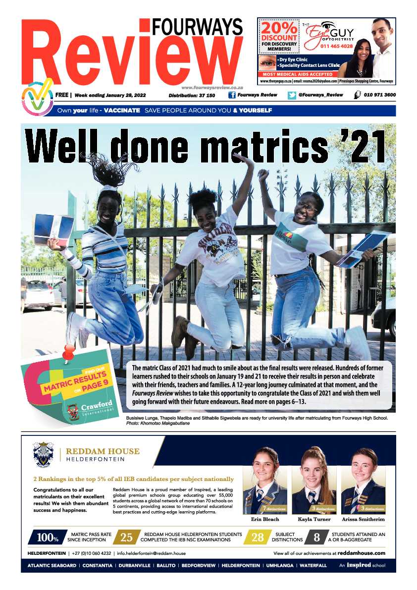 Fourways Review 28 January 2022 page 1