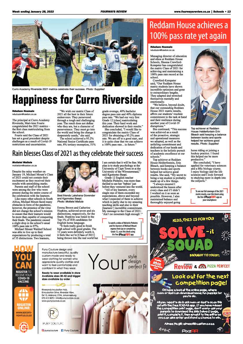 Fourways Review 28 January 2022 page 13