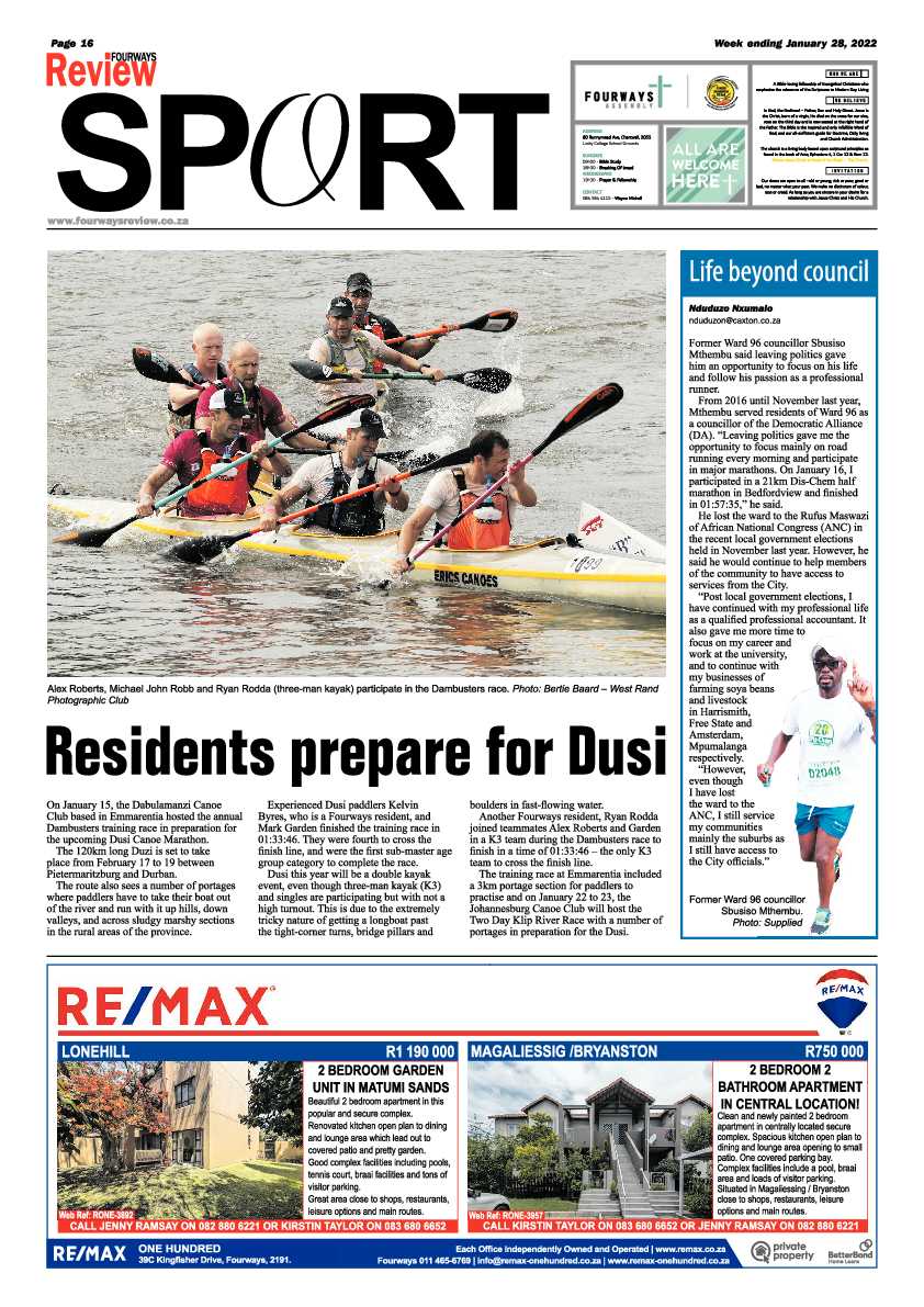 Fourways Review 28 January 2022 page 16