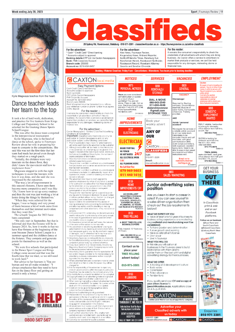 Fourways Review 28 July 2023 page 11