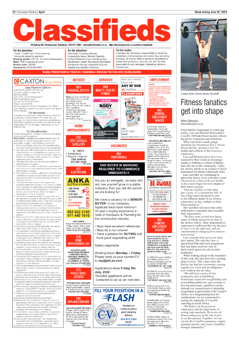Fourways Review 28 June 2024 page 10
