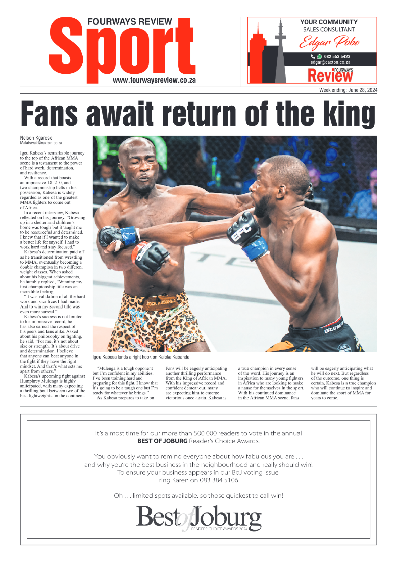 Fourways Review 28 June 2024 page 12